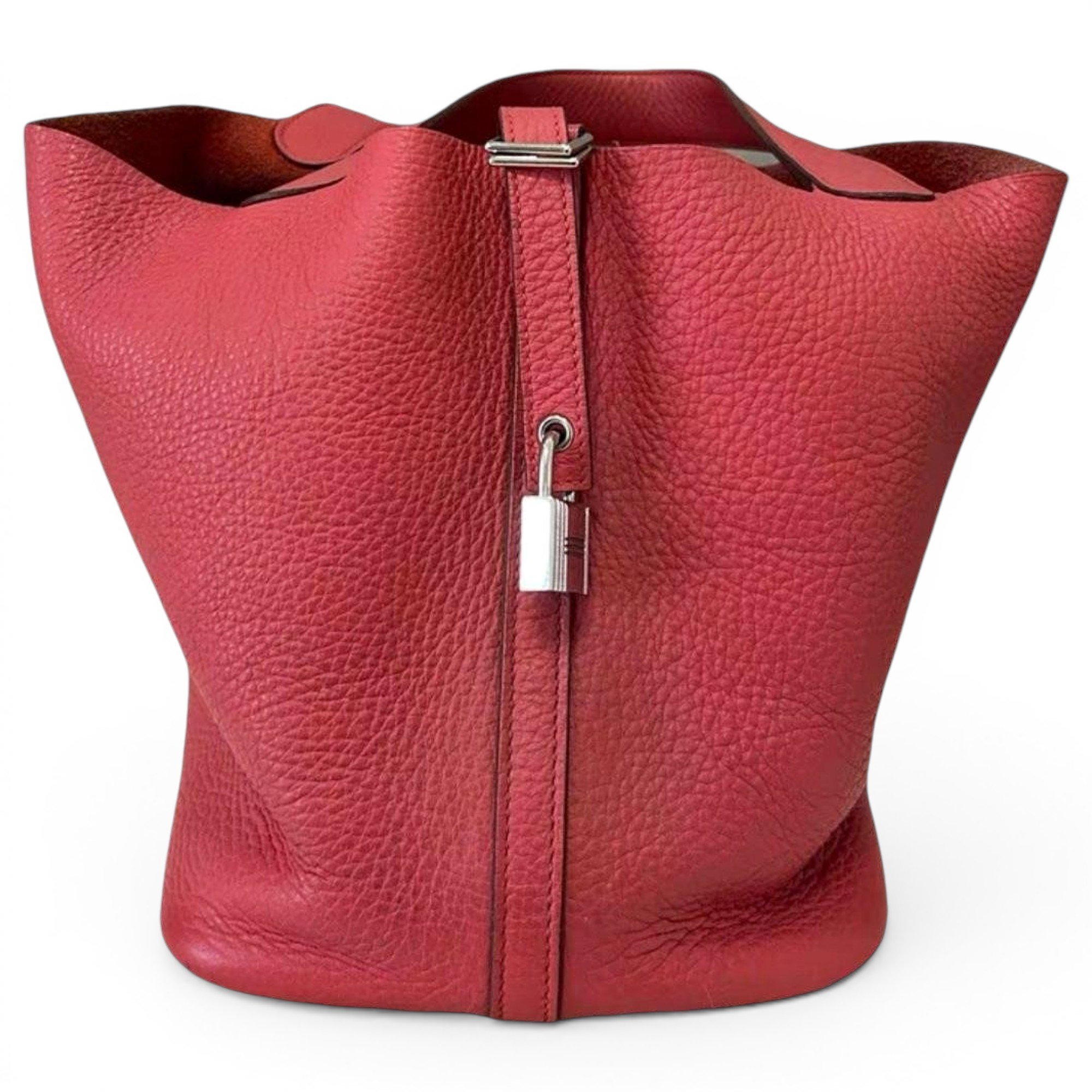 Picotin leather tote