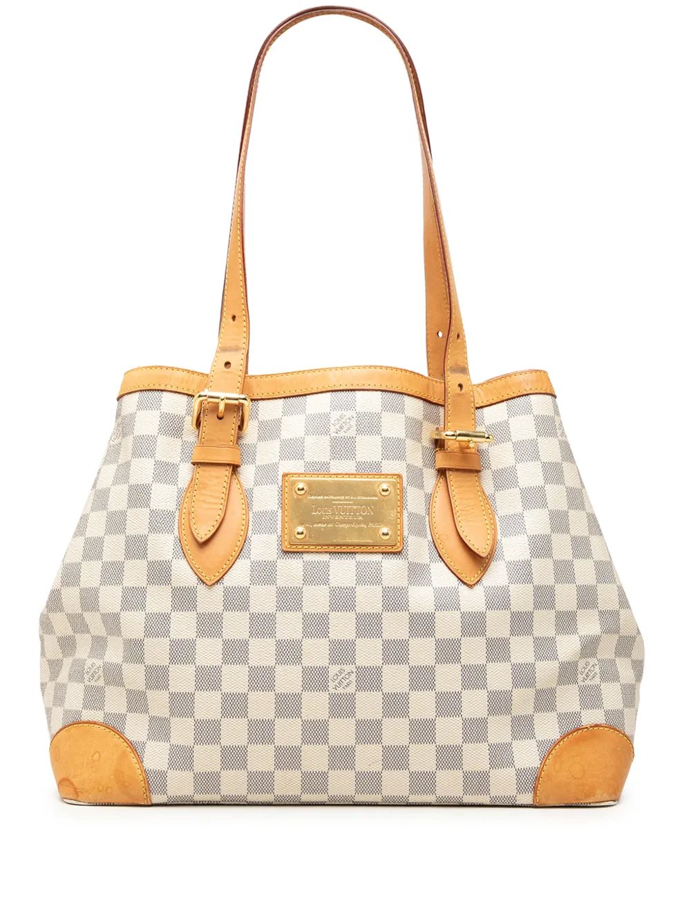 2010 Damier Azur Hampstead MM tote bag