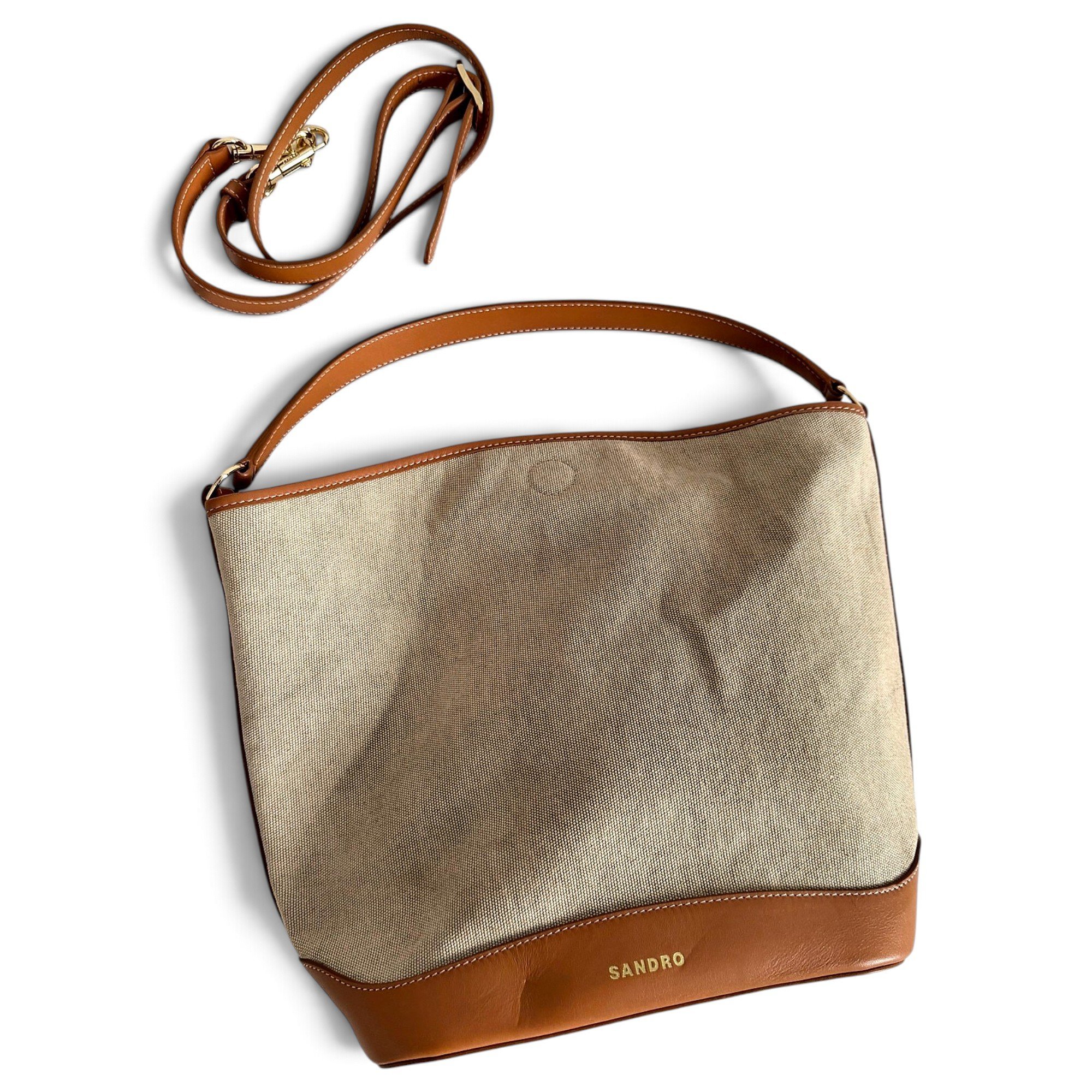 Sandro Cloth handbag