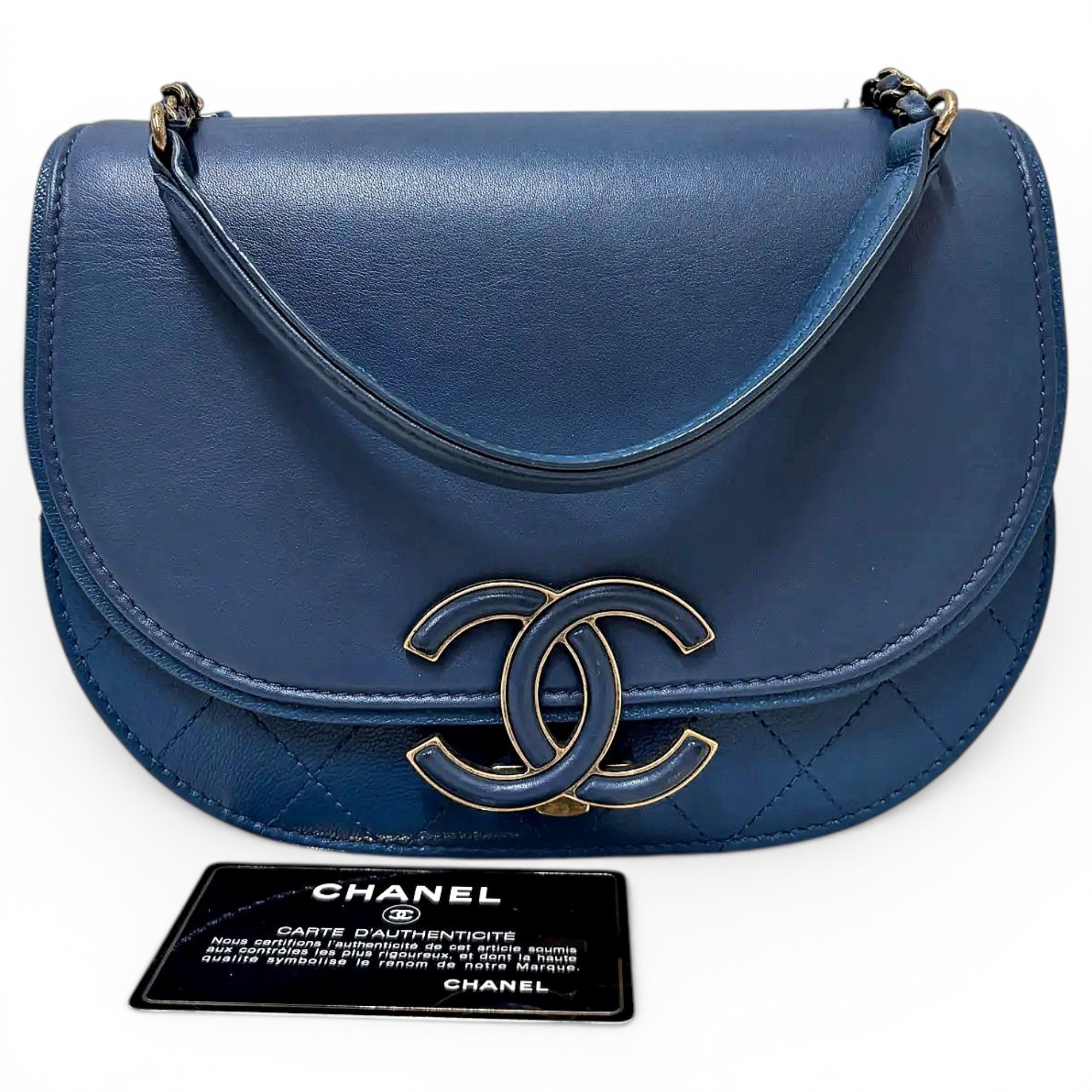 Coco Curve leather crossbody bag
