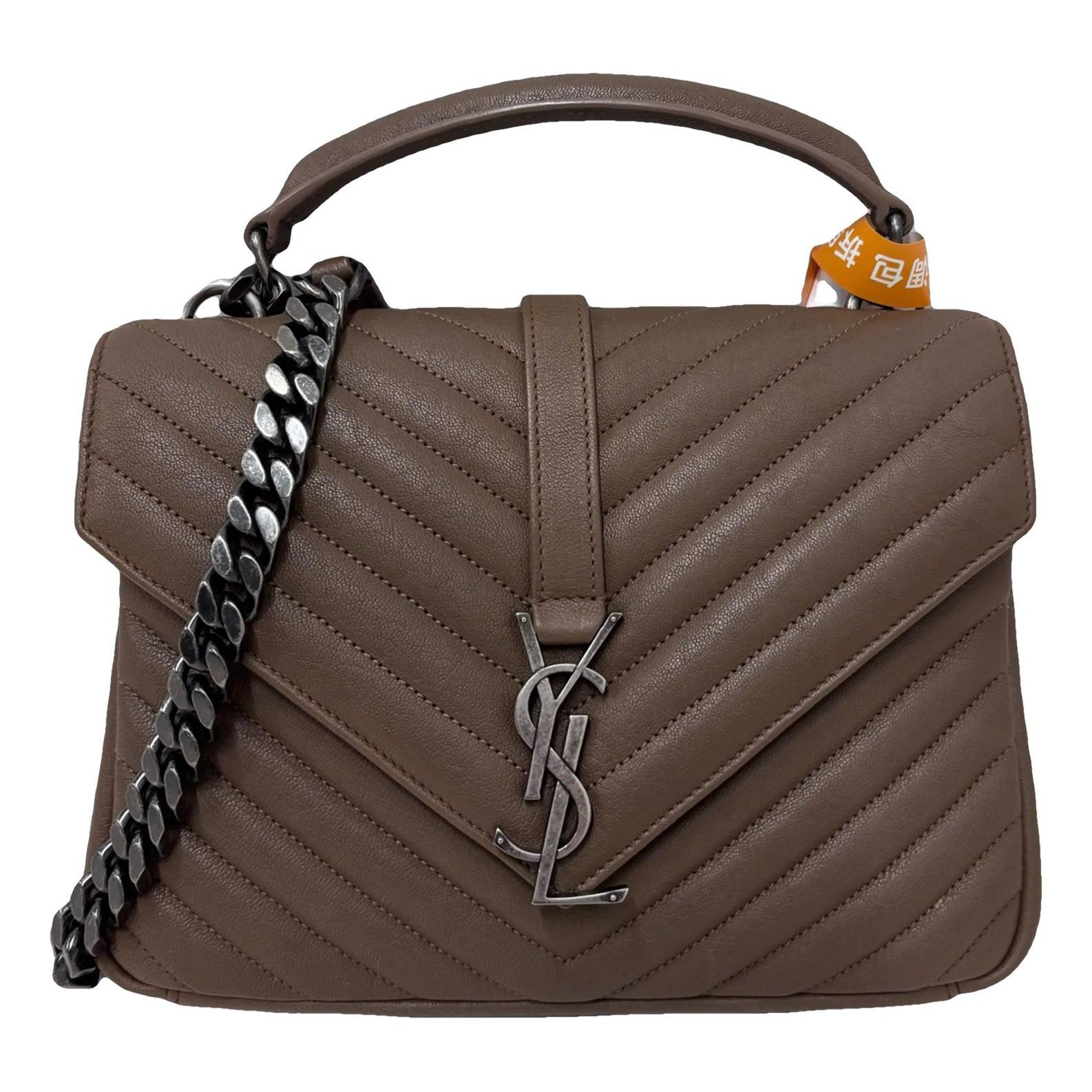 Collége monogramme leather crossbody bag