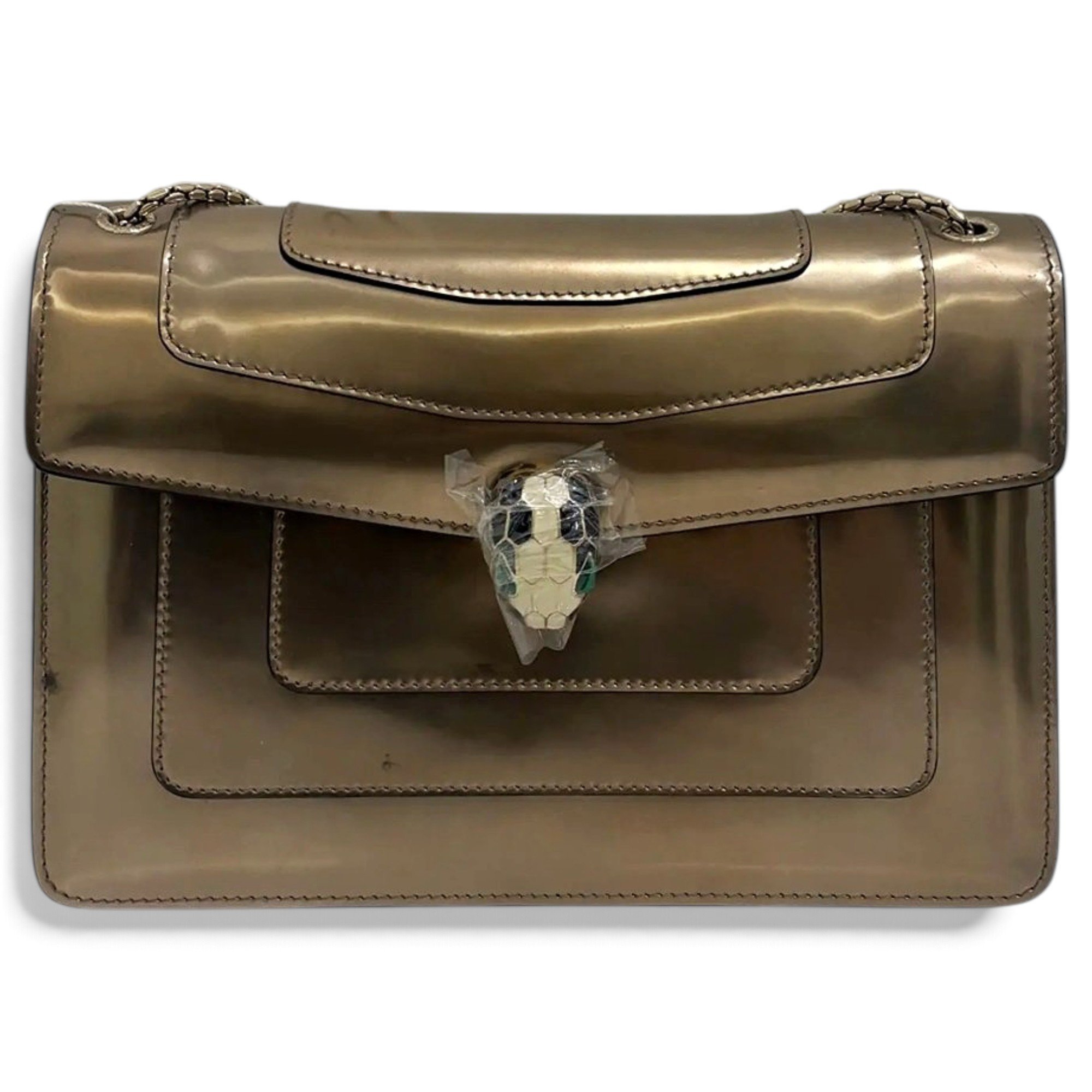 Serpenti leather crossbody bag