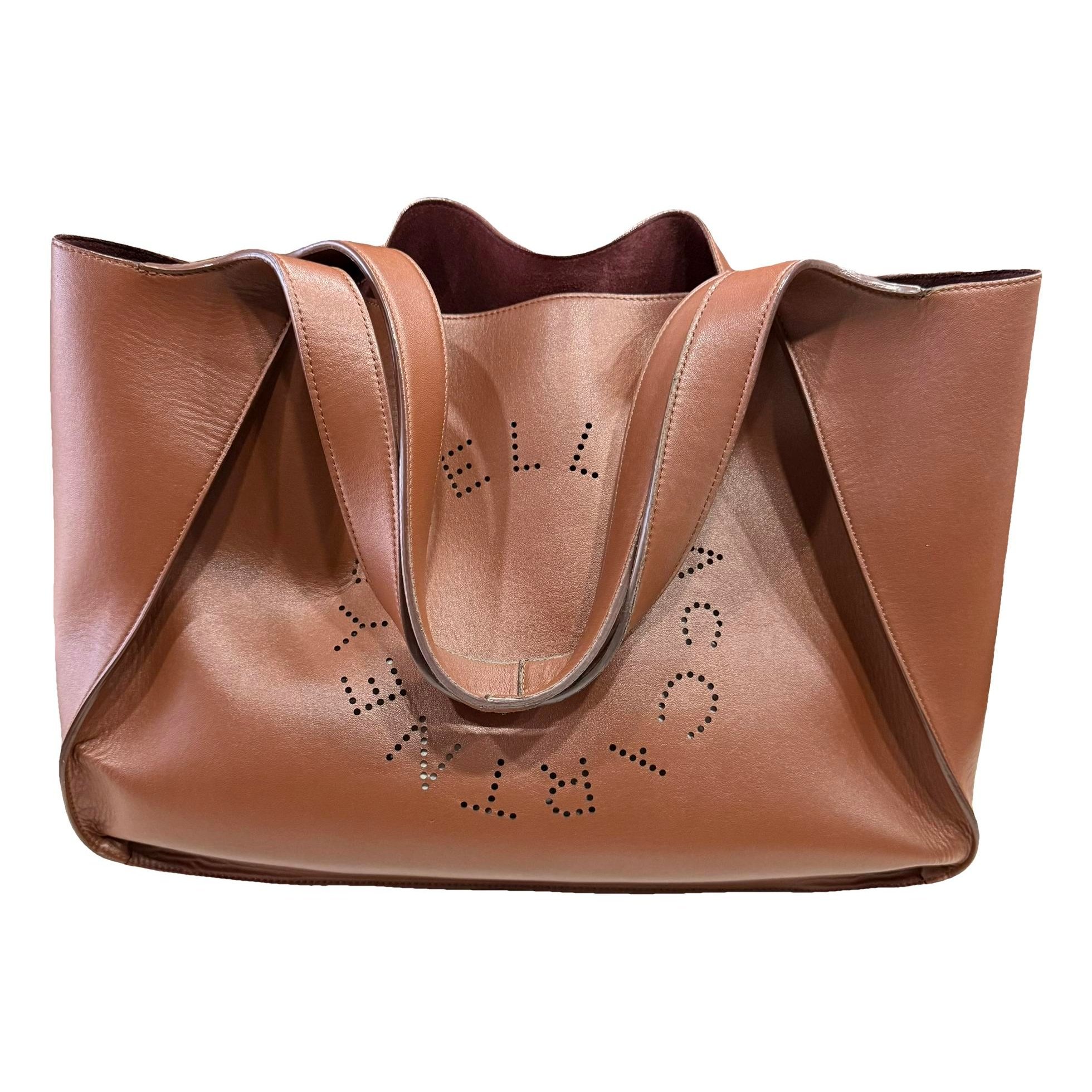 Stella McCartney Logo vegan leather tote