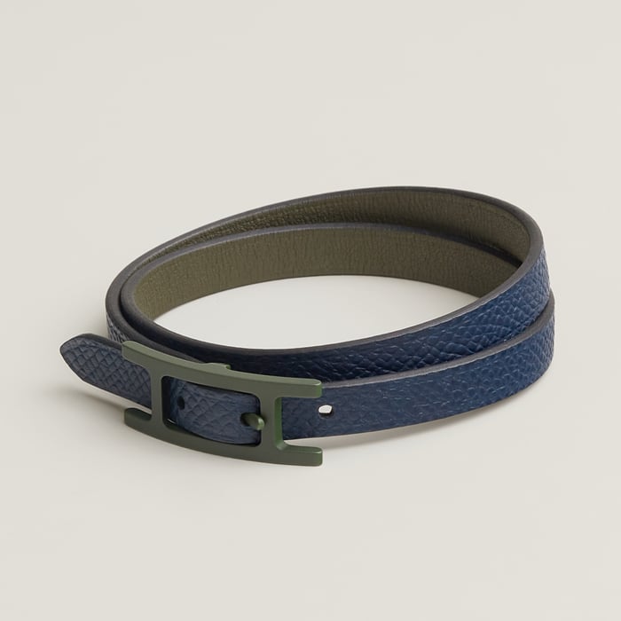 Behapi Double Tour So Kaki Bracelet