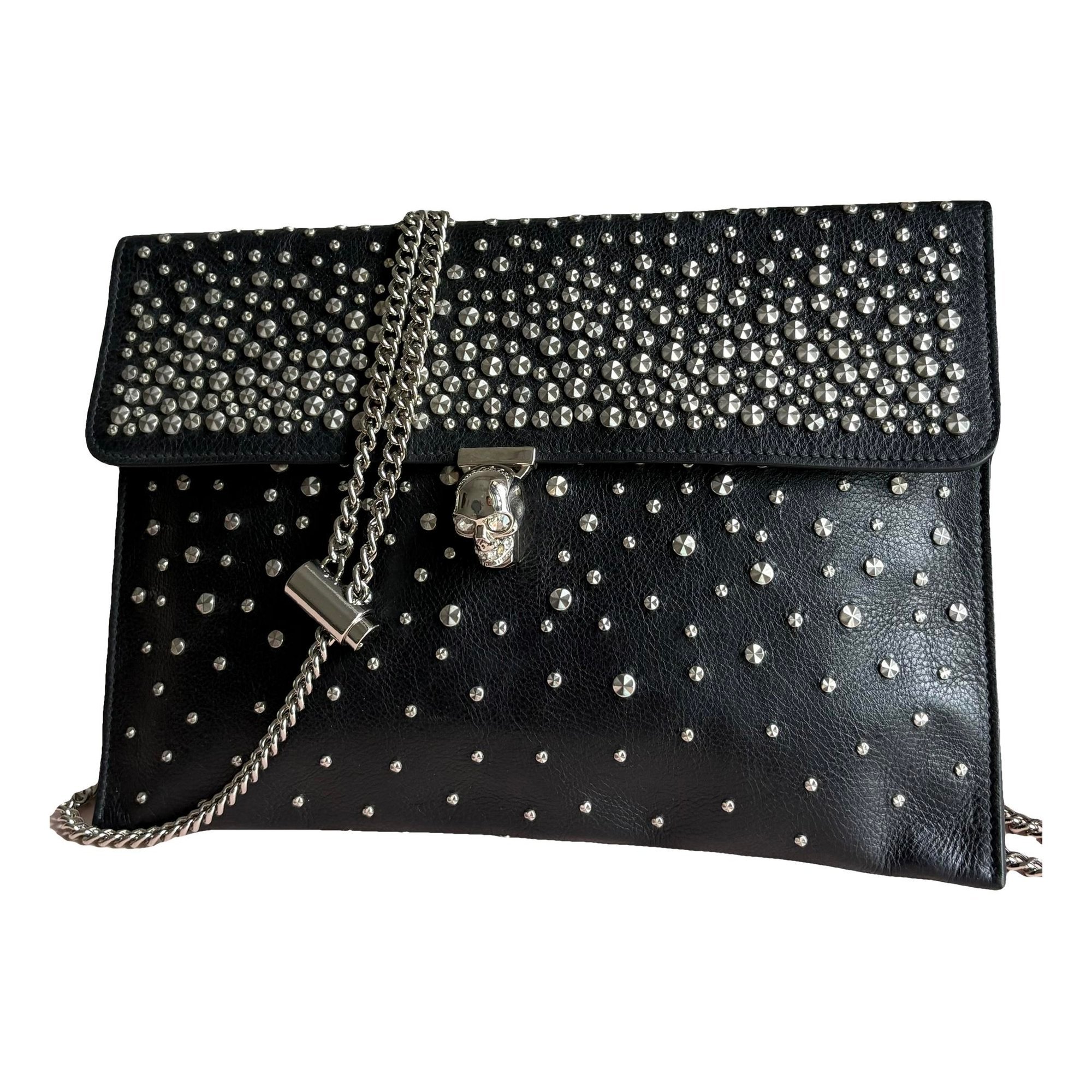 Skull leather bag