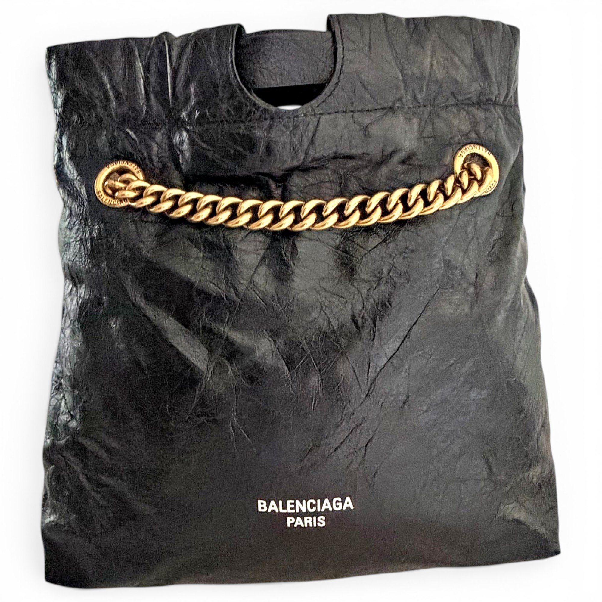 Balenciaga Downtown Chain leather handbag