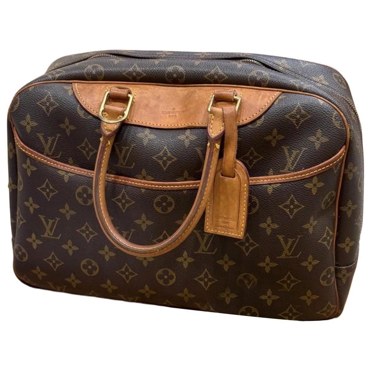Louis Vuitton Deauville leather handbag