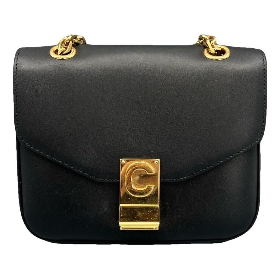 C bag leather crossbody bag
