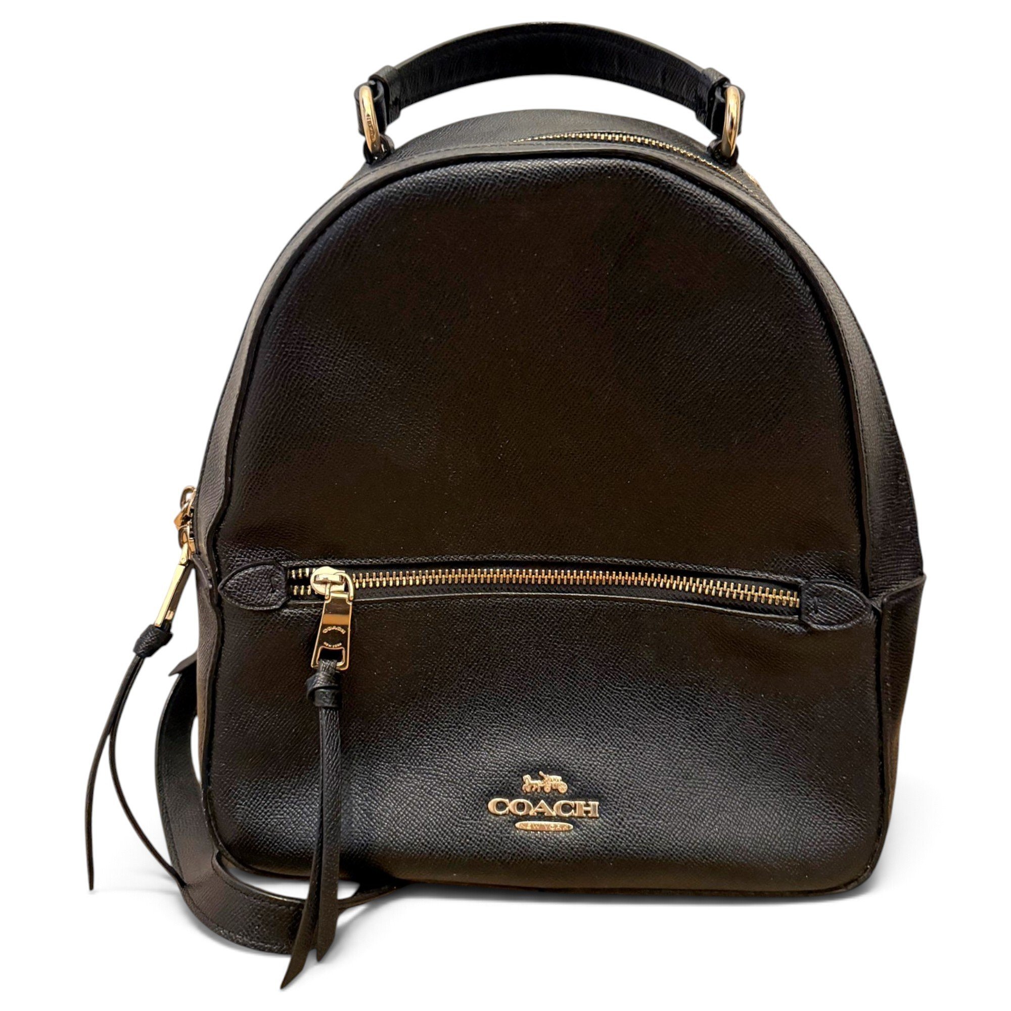 Leather backpack