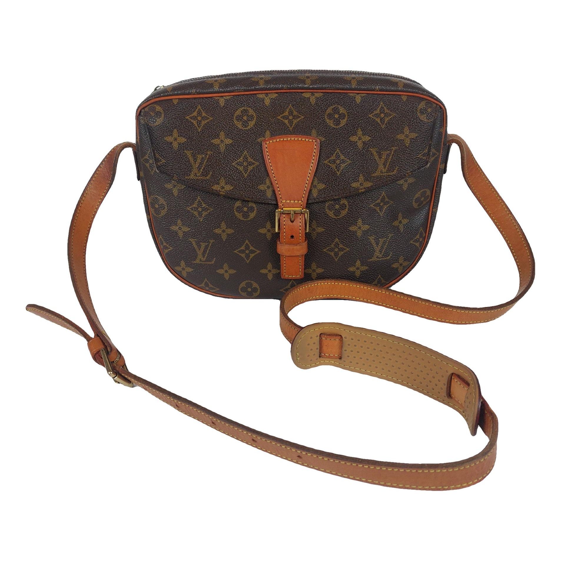 Jeune fille leather crossbody bag