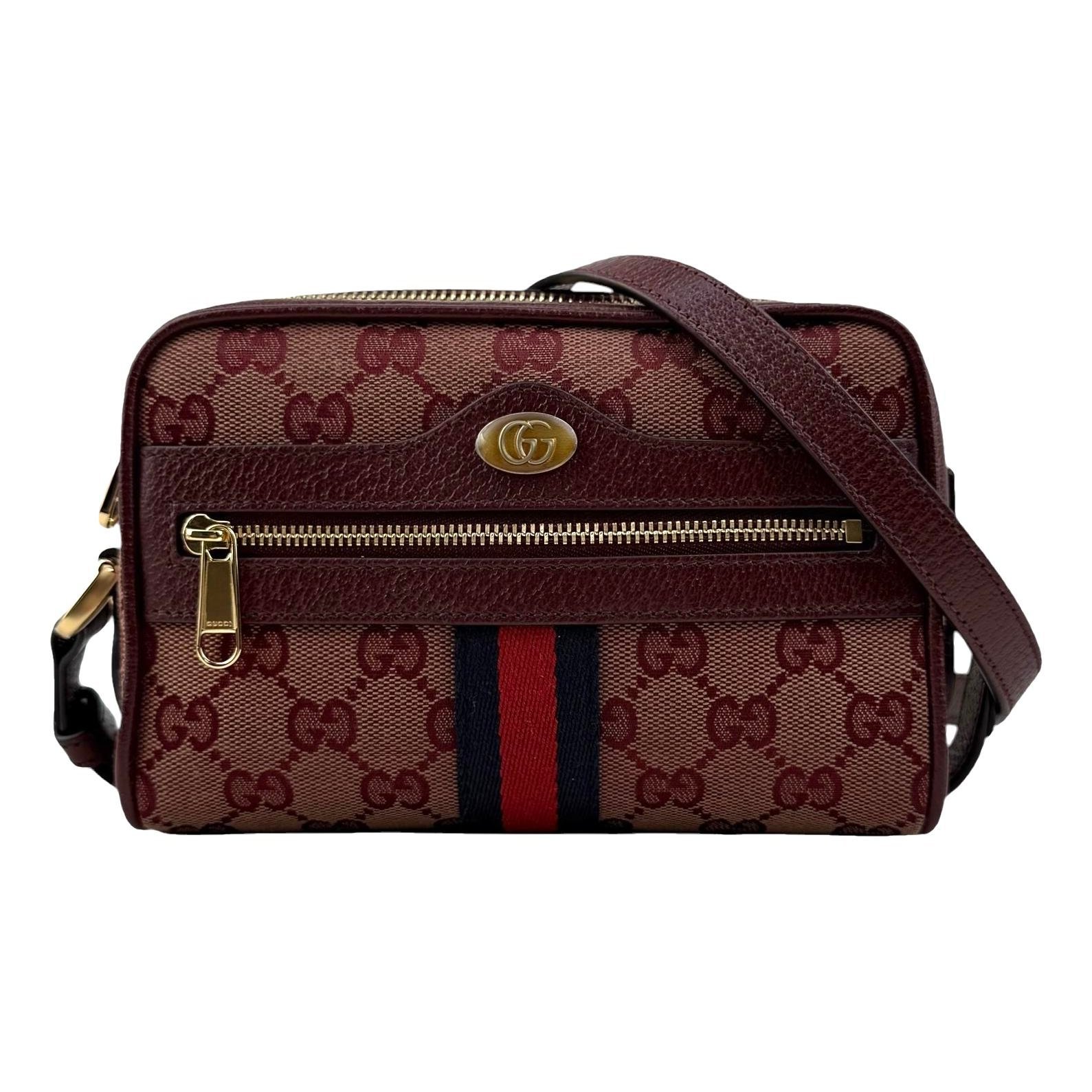 Ophidia cloth crossbody bag