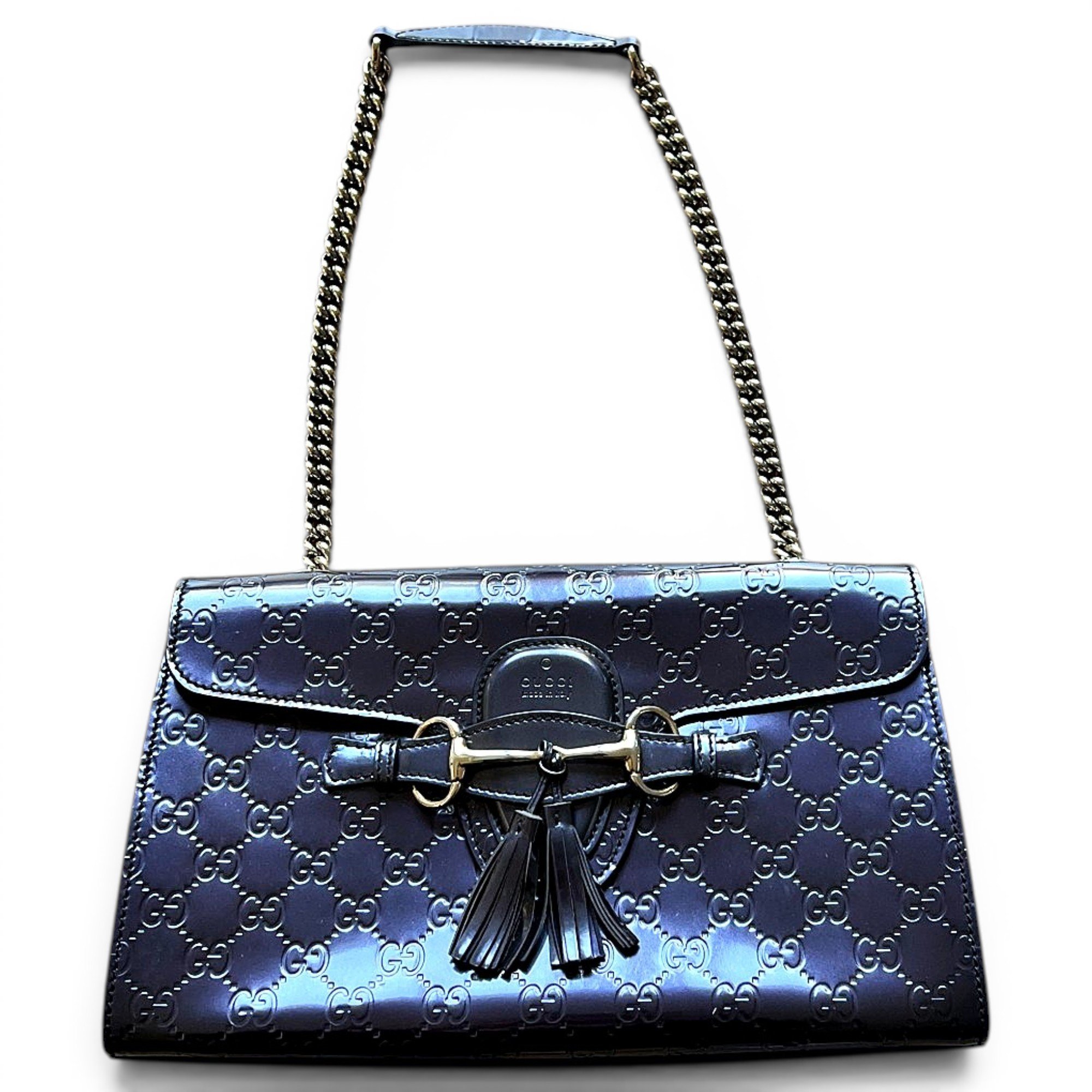 Emily patent leather handbag