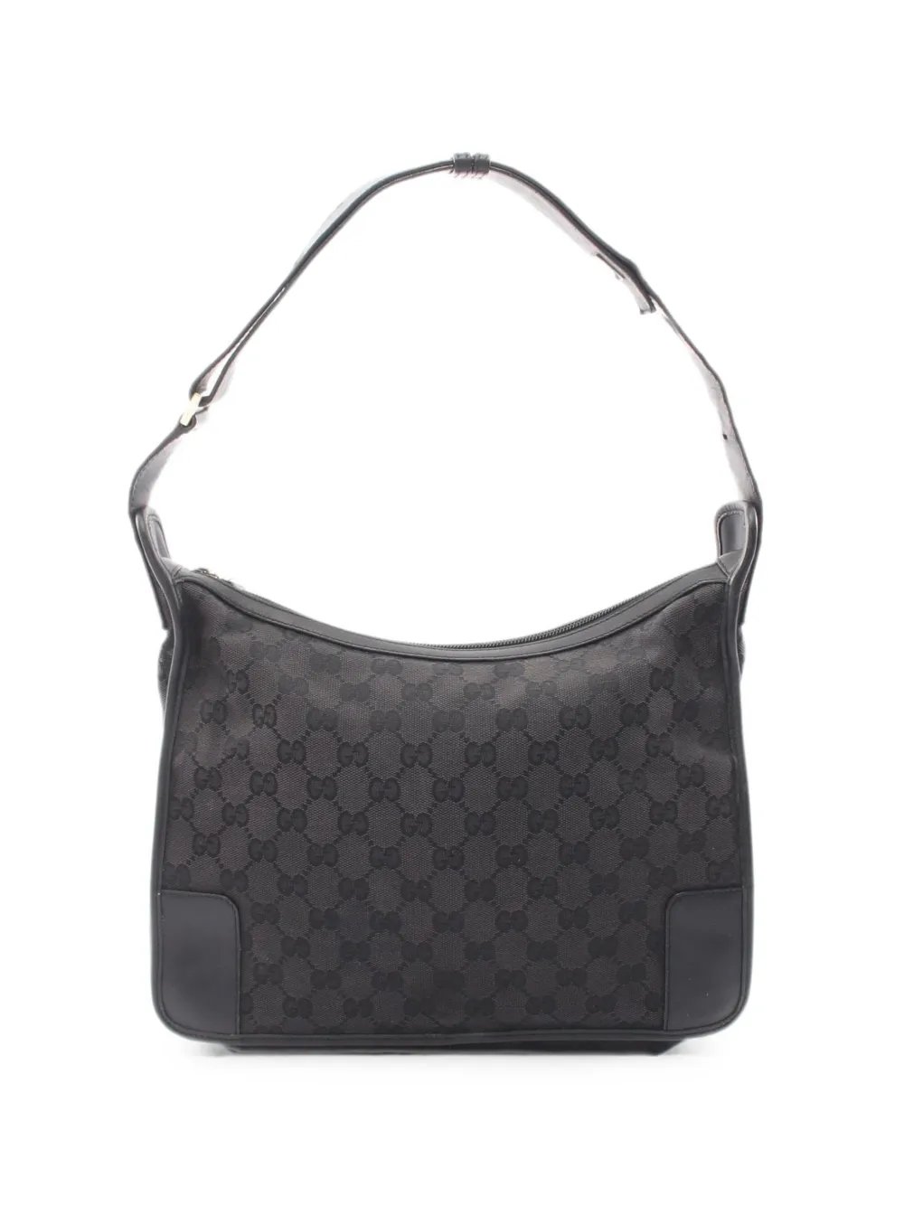 2000s GG canvas shoulder bag