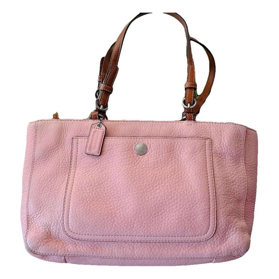 CITY ZIP TOTE leather tote