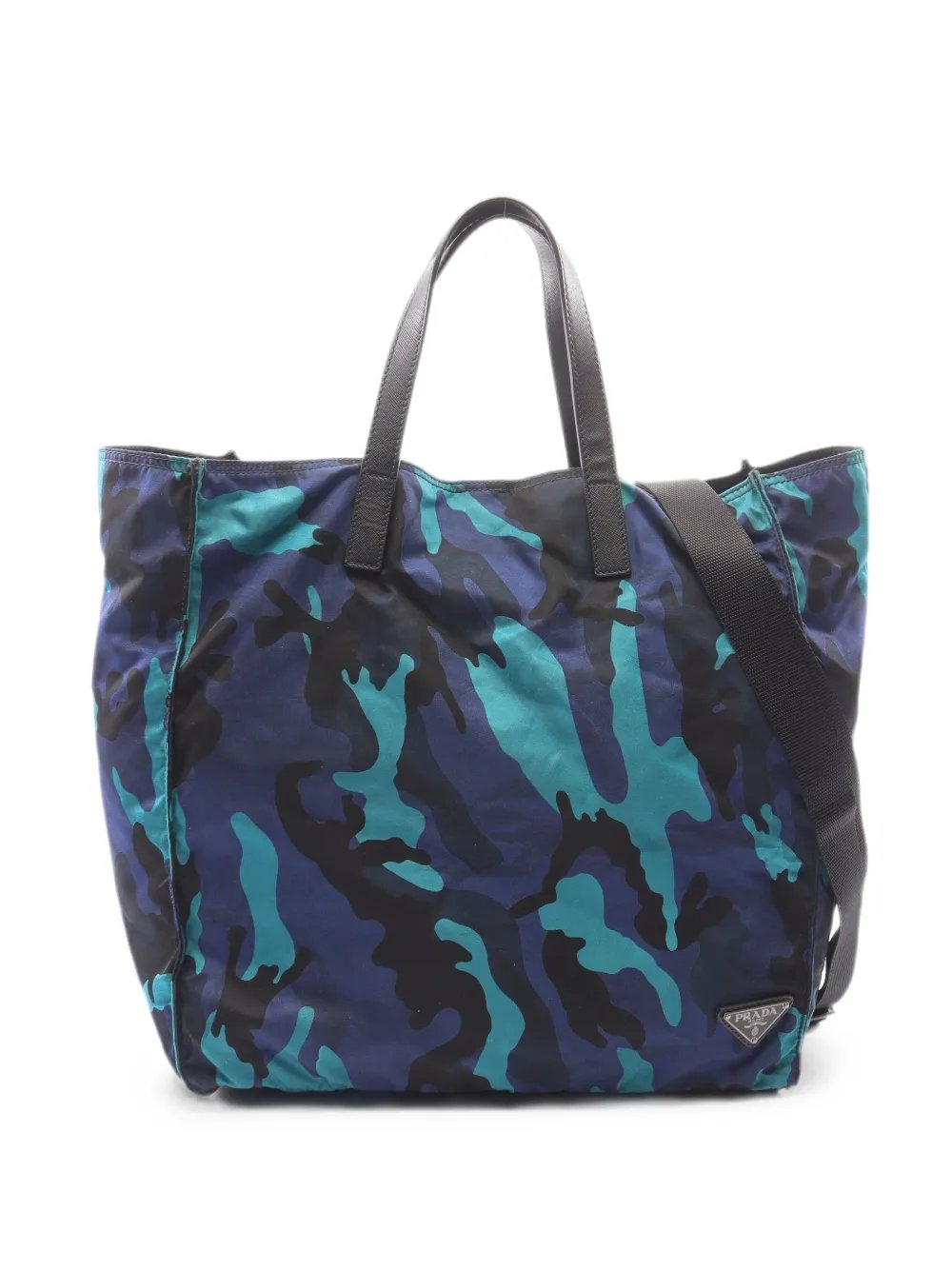 2000s camouflage-pattern tote bag