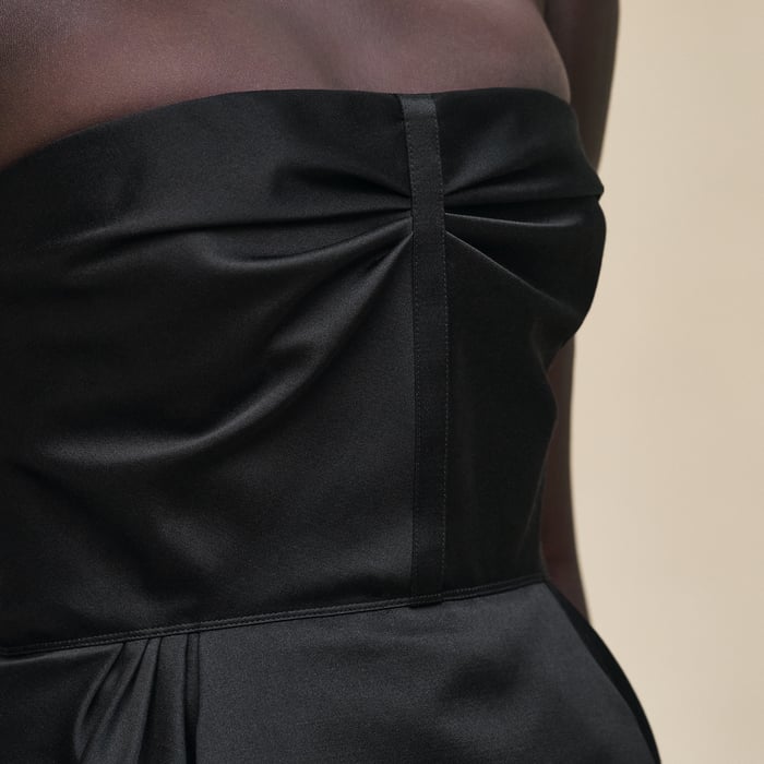 Noir Bustier Dress