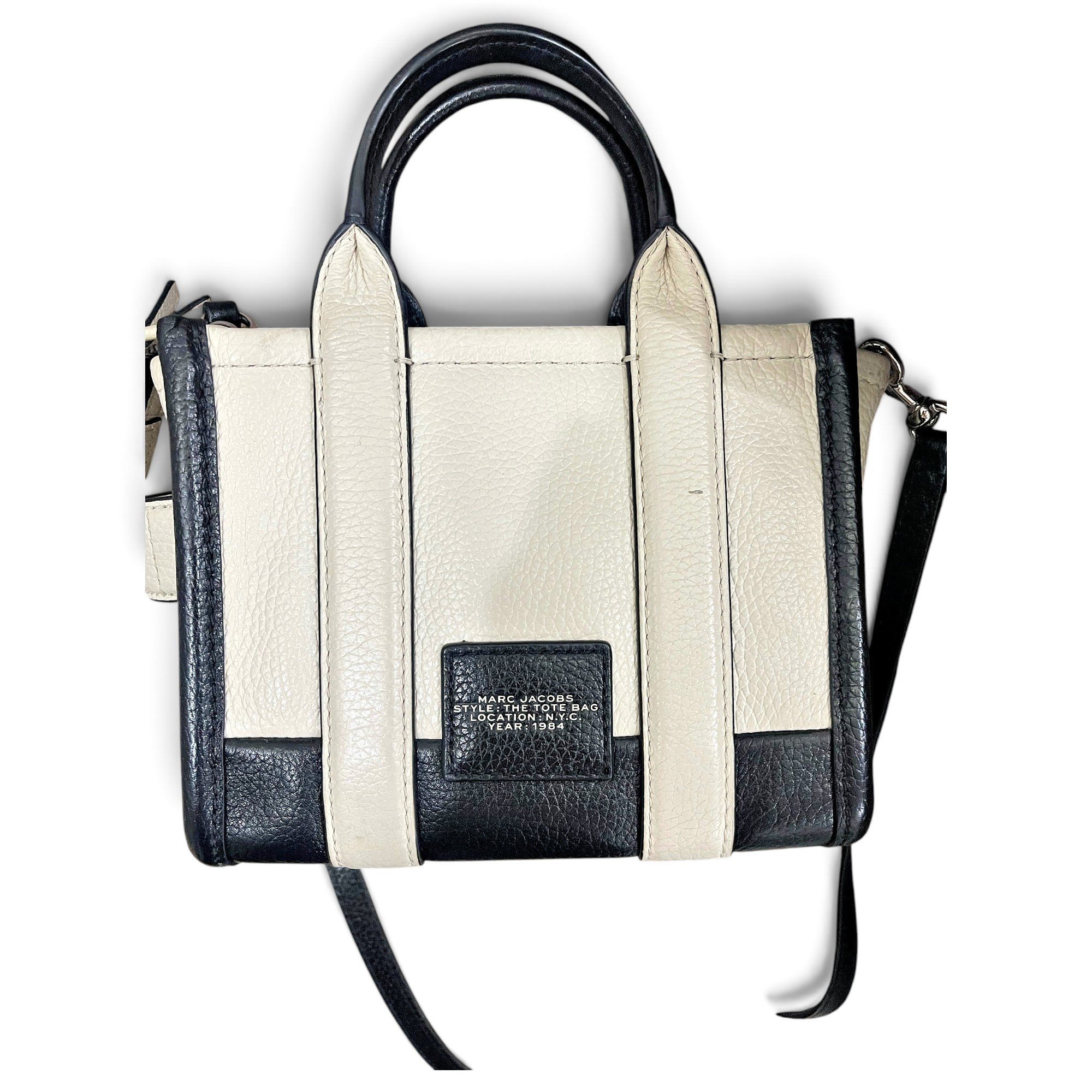 The Tag Tote leather tote