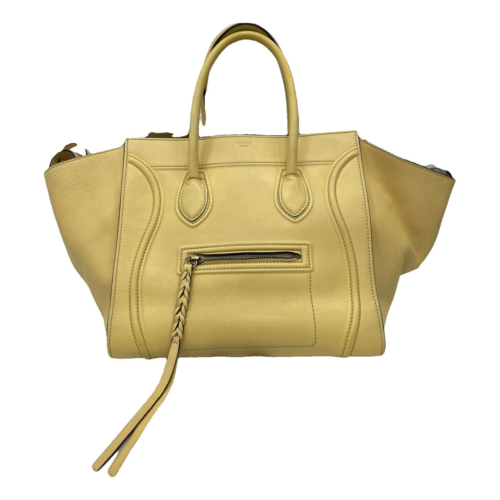 Luggage leather handbag