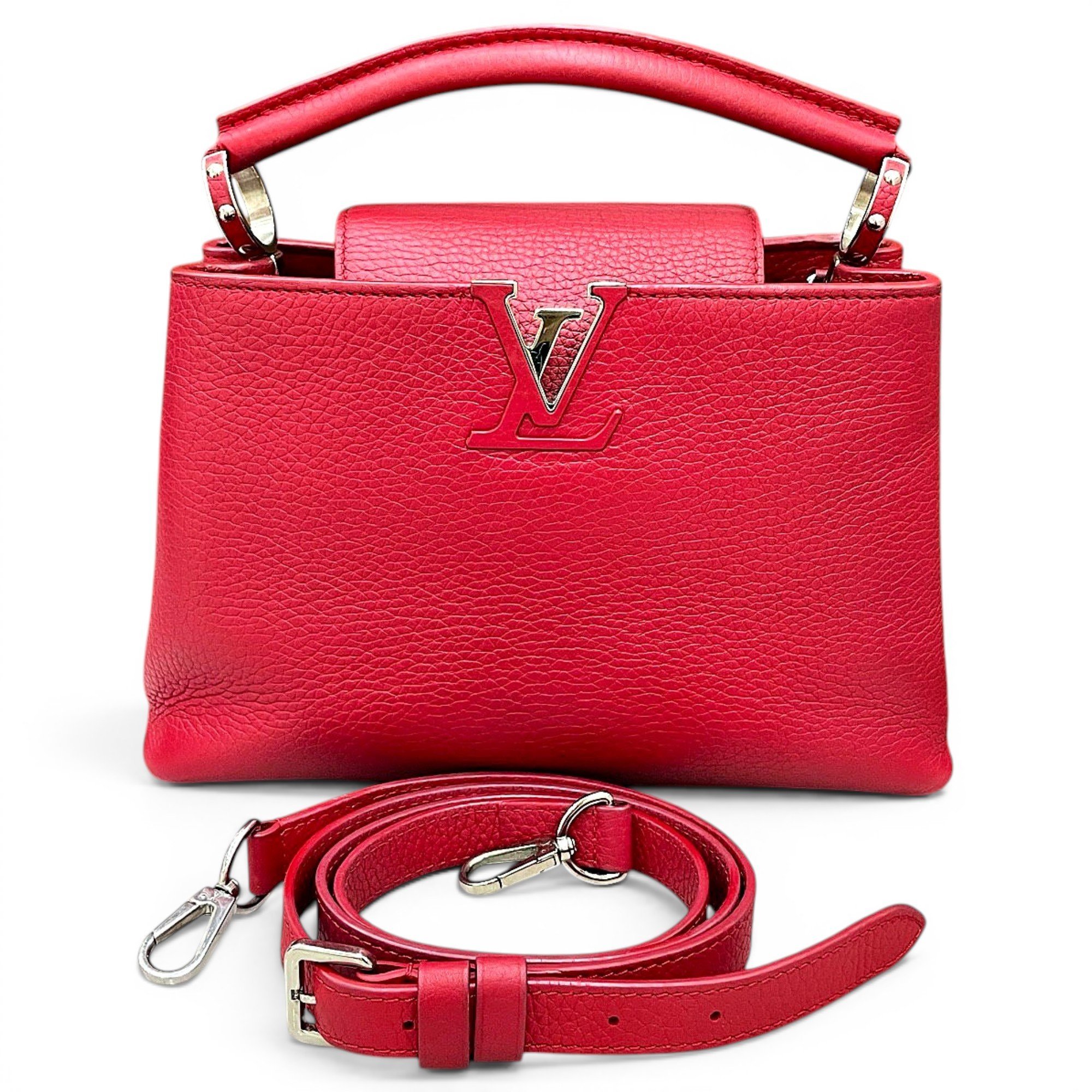 Capucines leather handbag