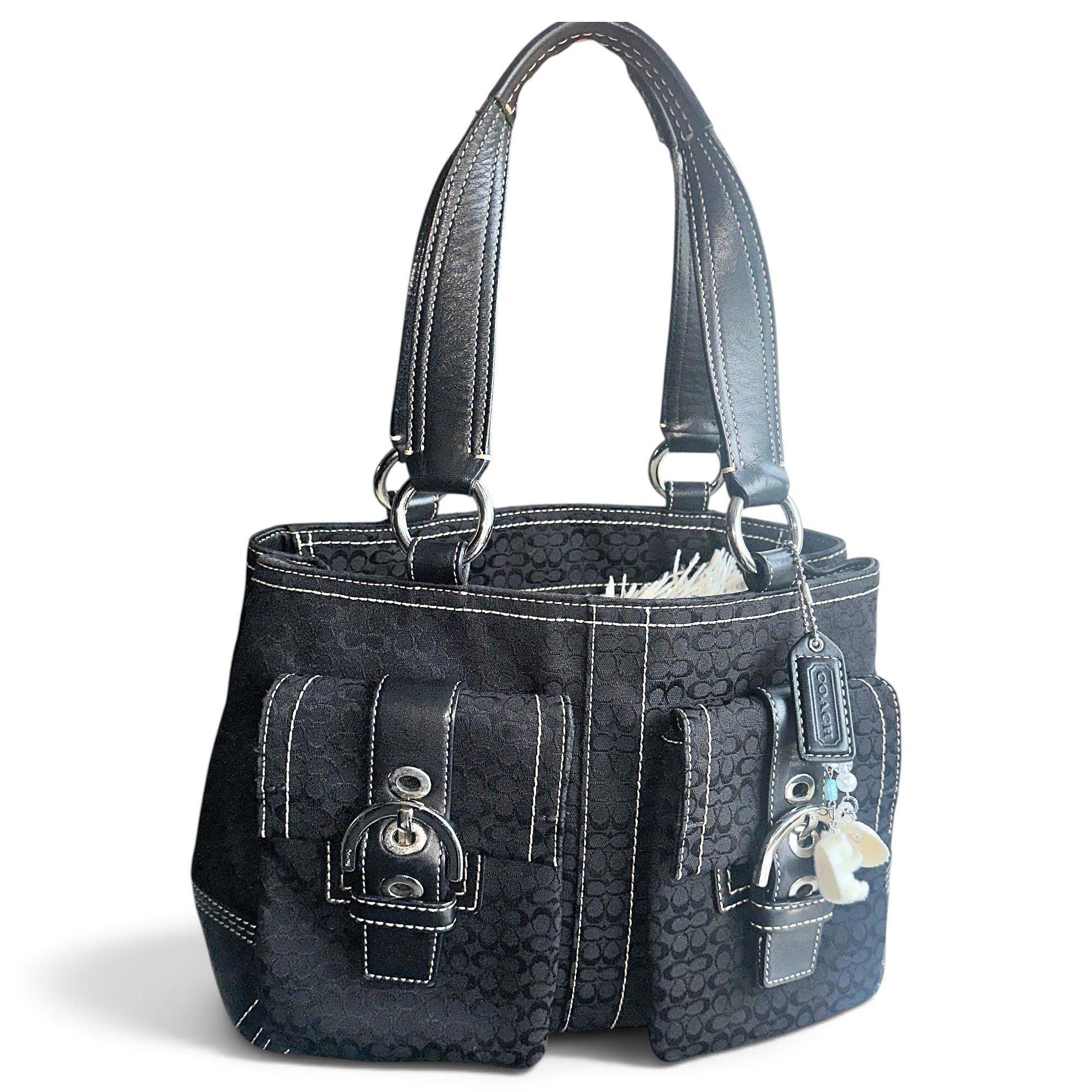 Leather tote