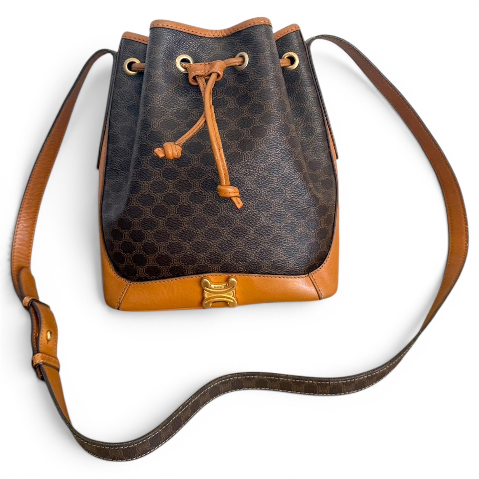 Celine SAC SEAU leather crossbody bag