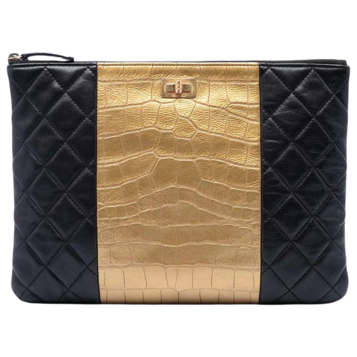 2.55 leather clutch bag
