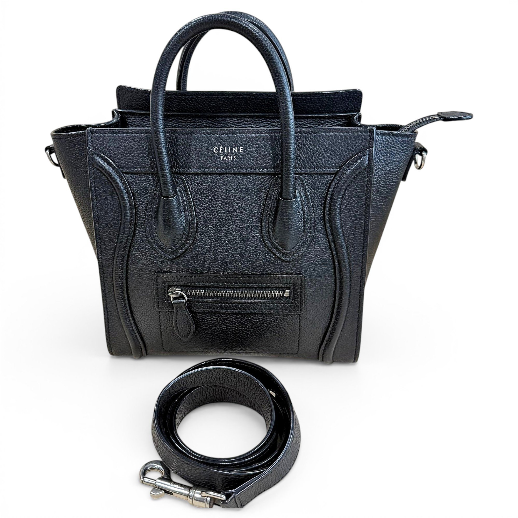 Nano Luggage leather handbag