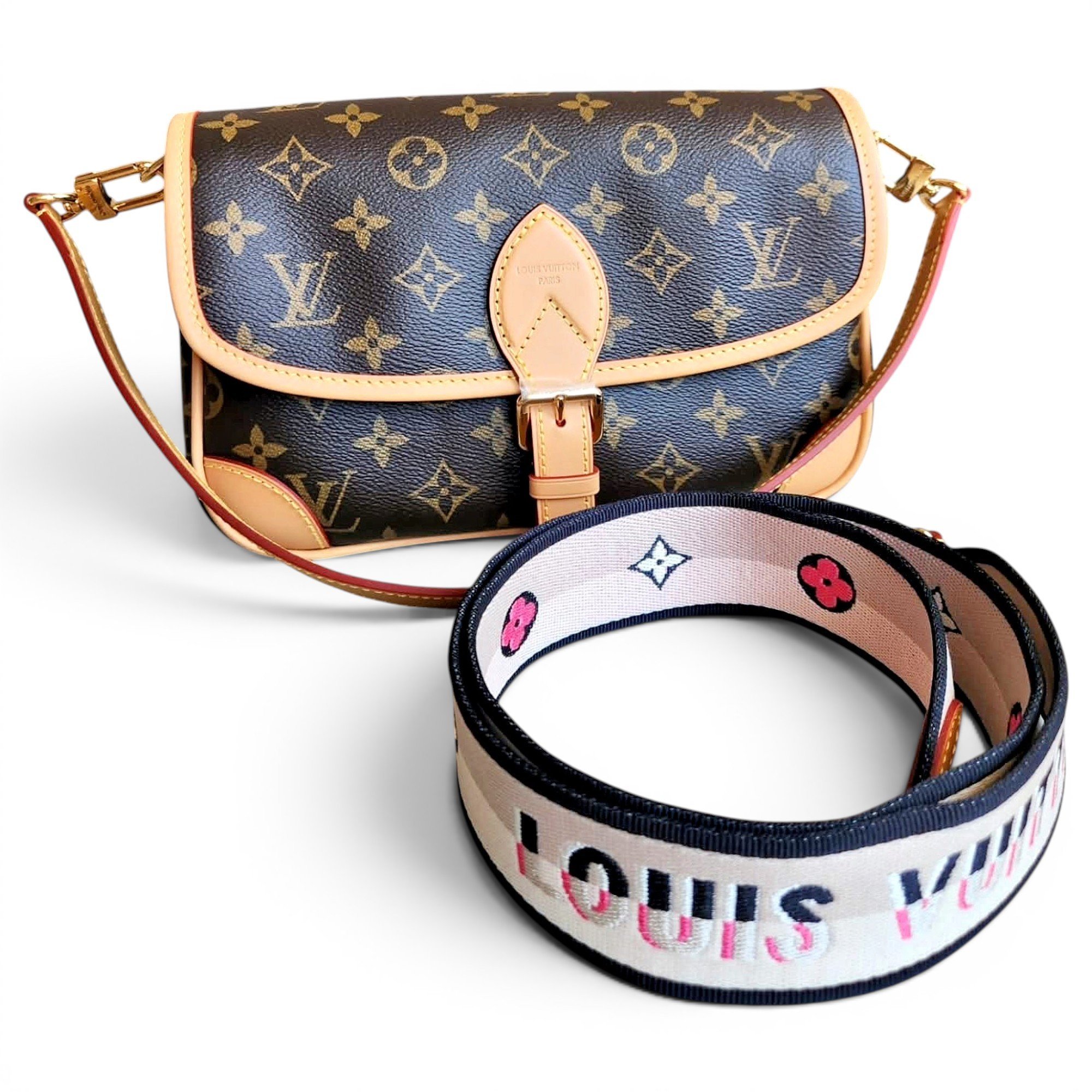 Diane cloth crossbody bag