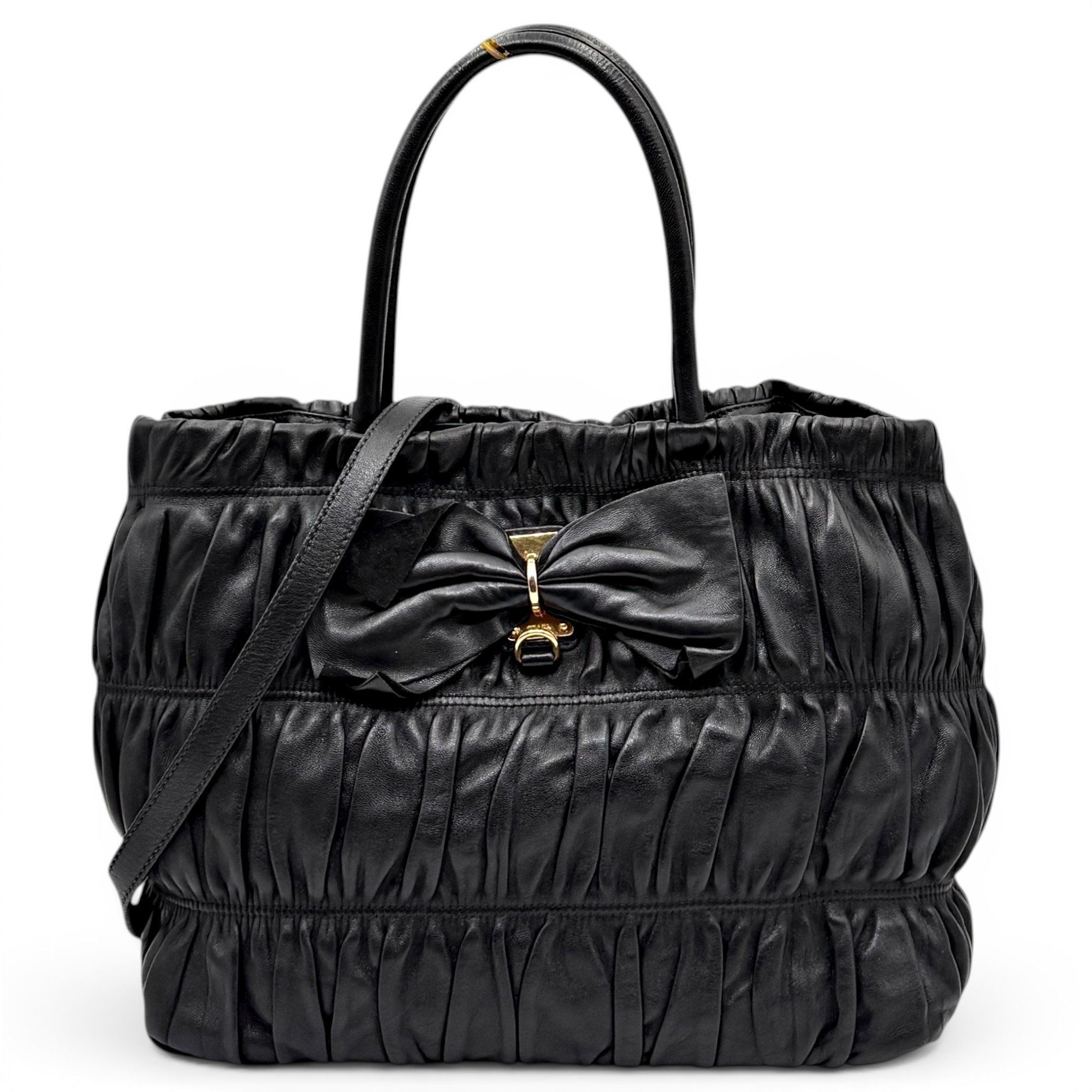 Leather tote