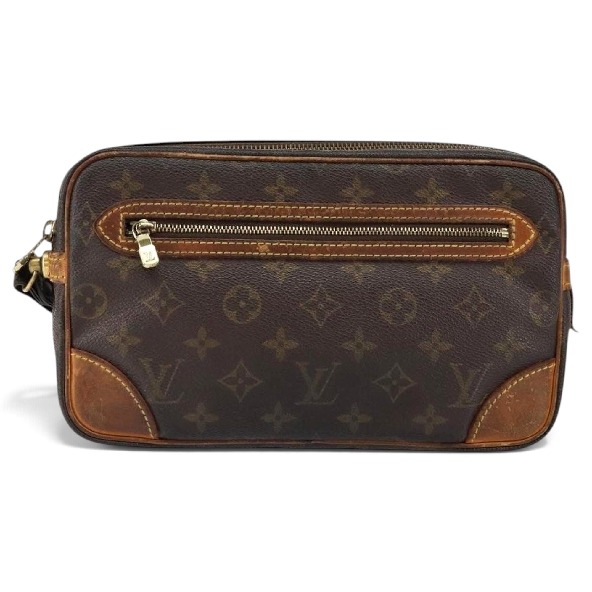 Marly Dragonne leather clutch bag