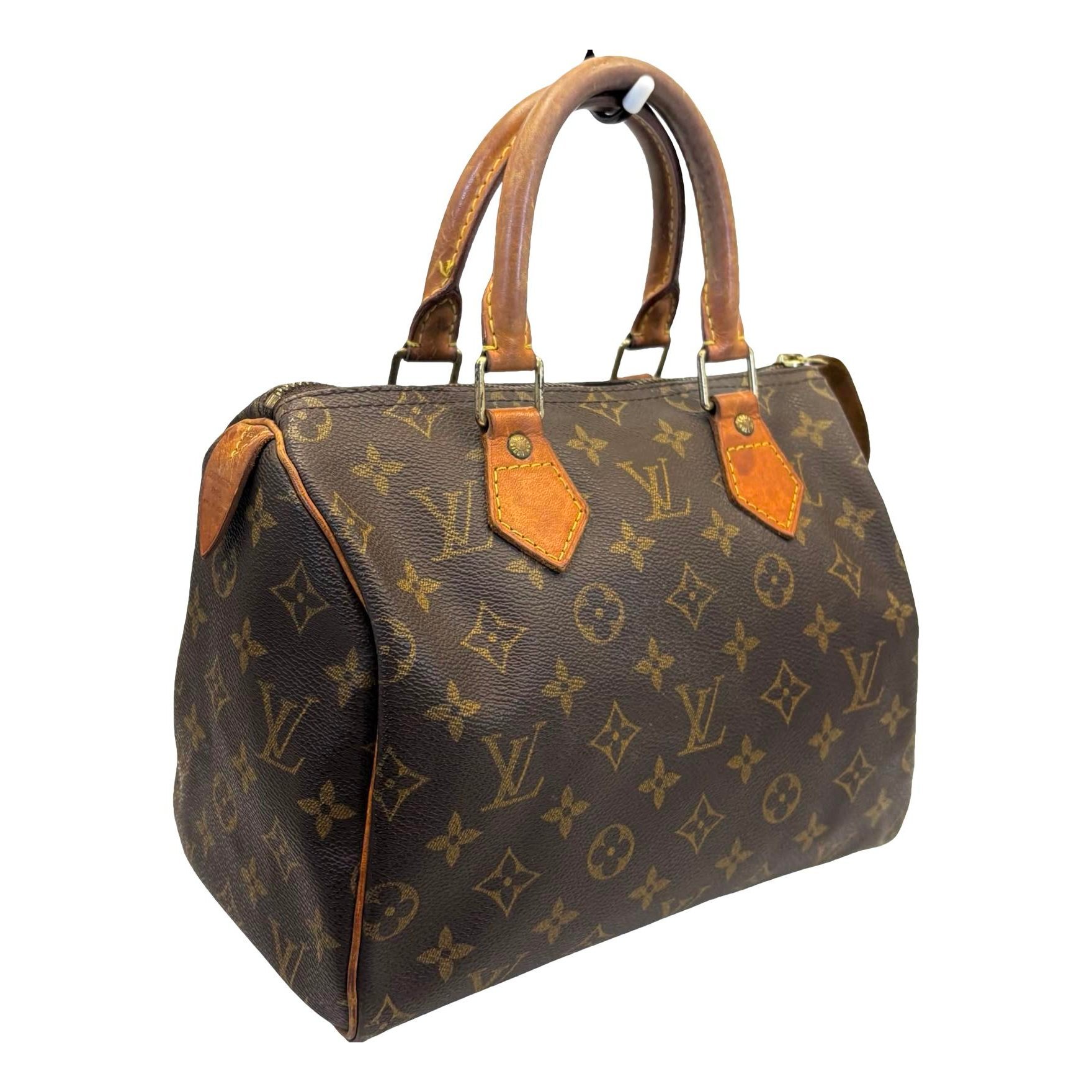 Speedy leather handbag