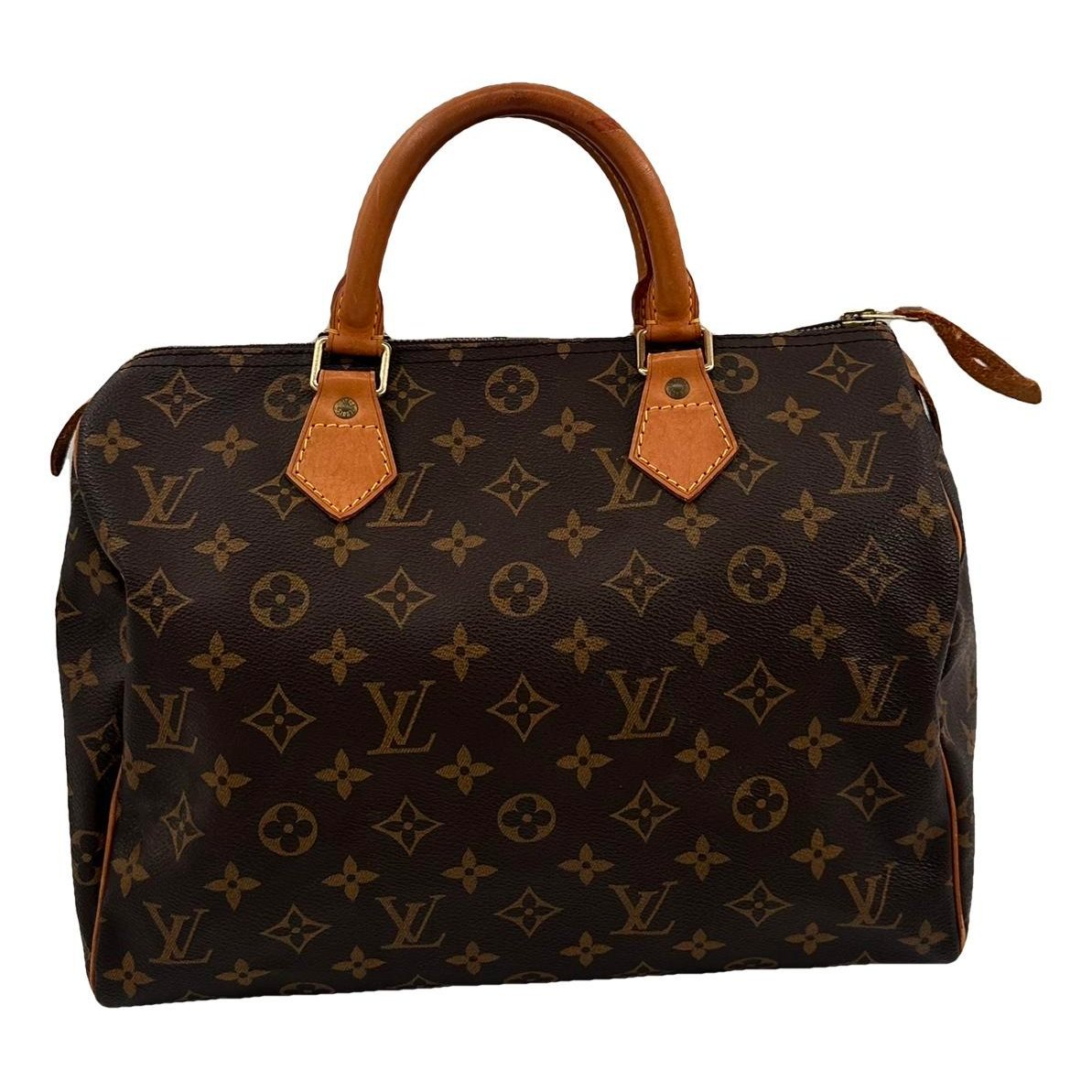 Speedy leather handbag