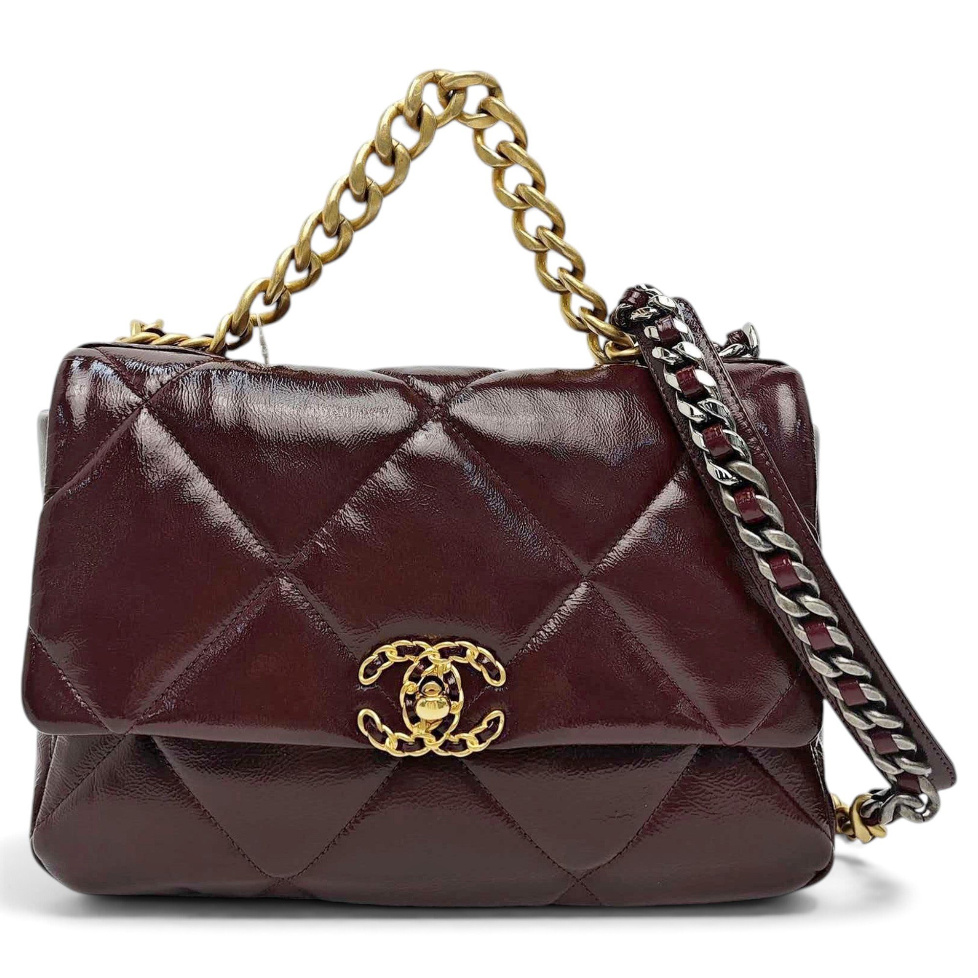 Chanel 19 leather handbag