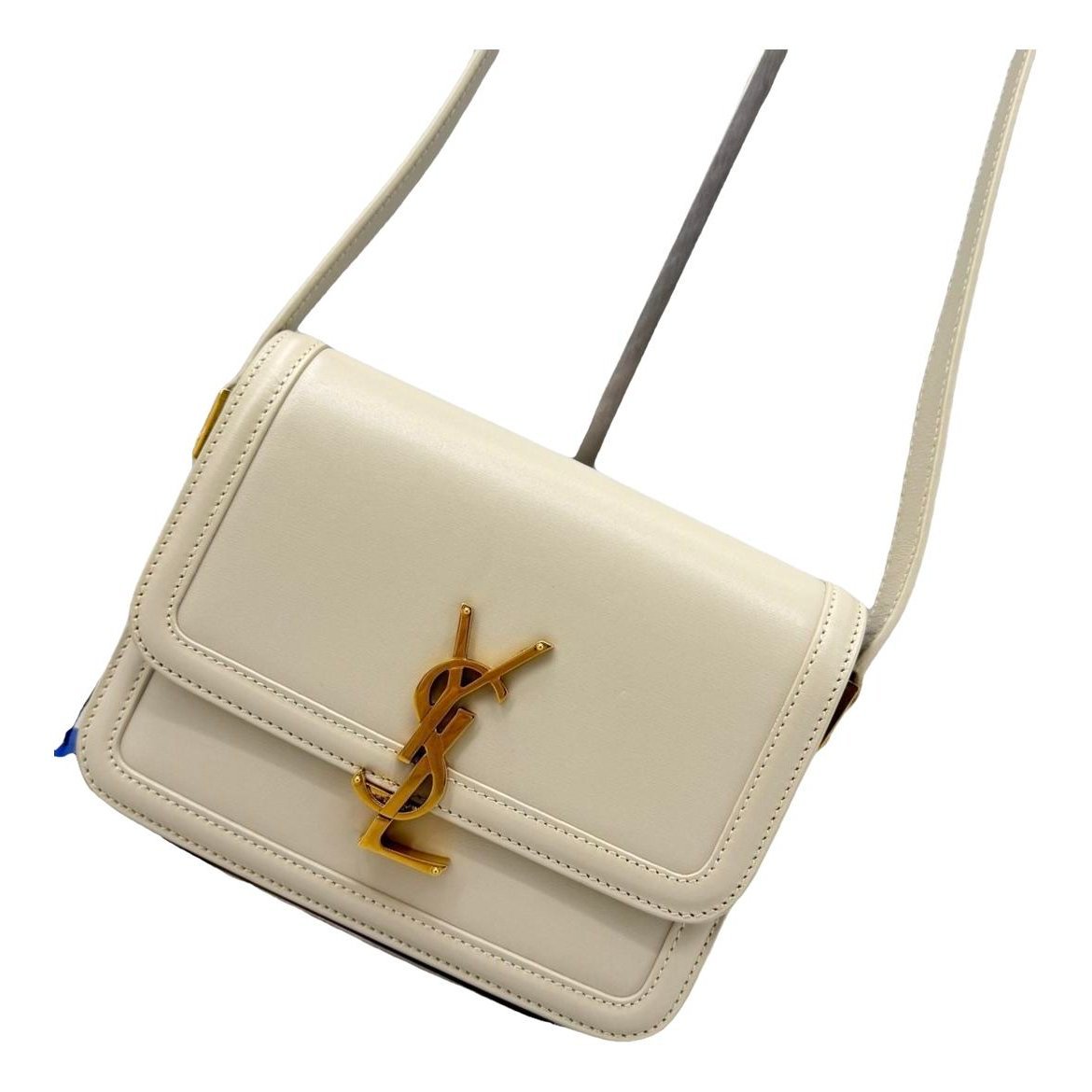 Solférino leather handbag