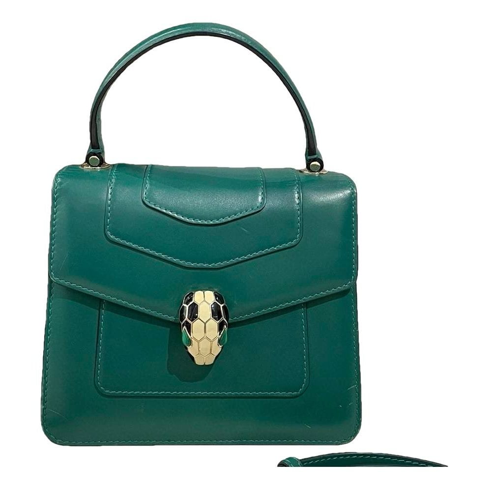 Bvlgari Serpenti leather handbag