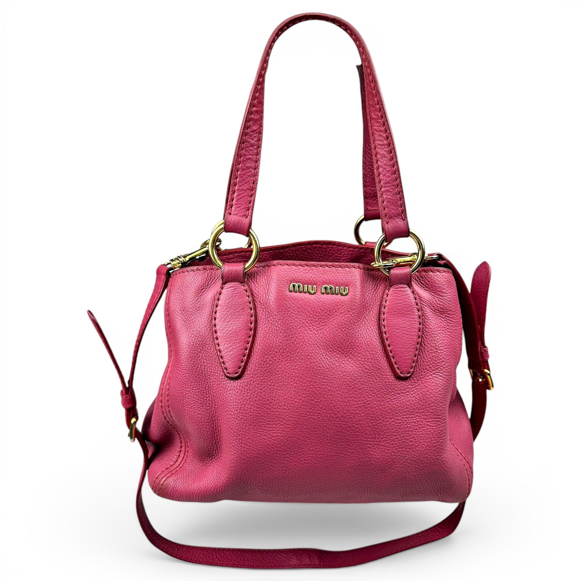 Vitello leather crossbody bag