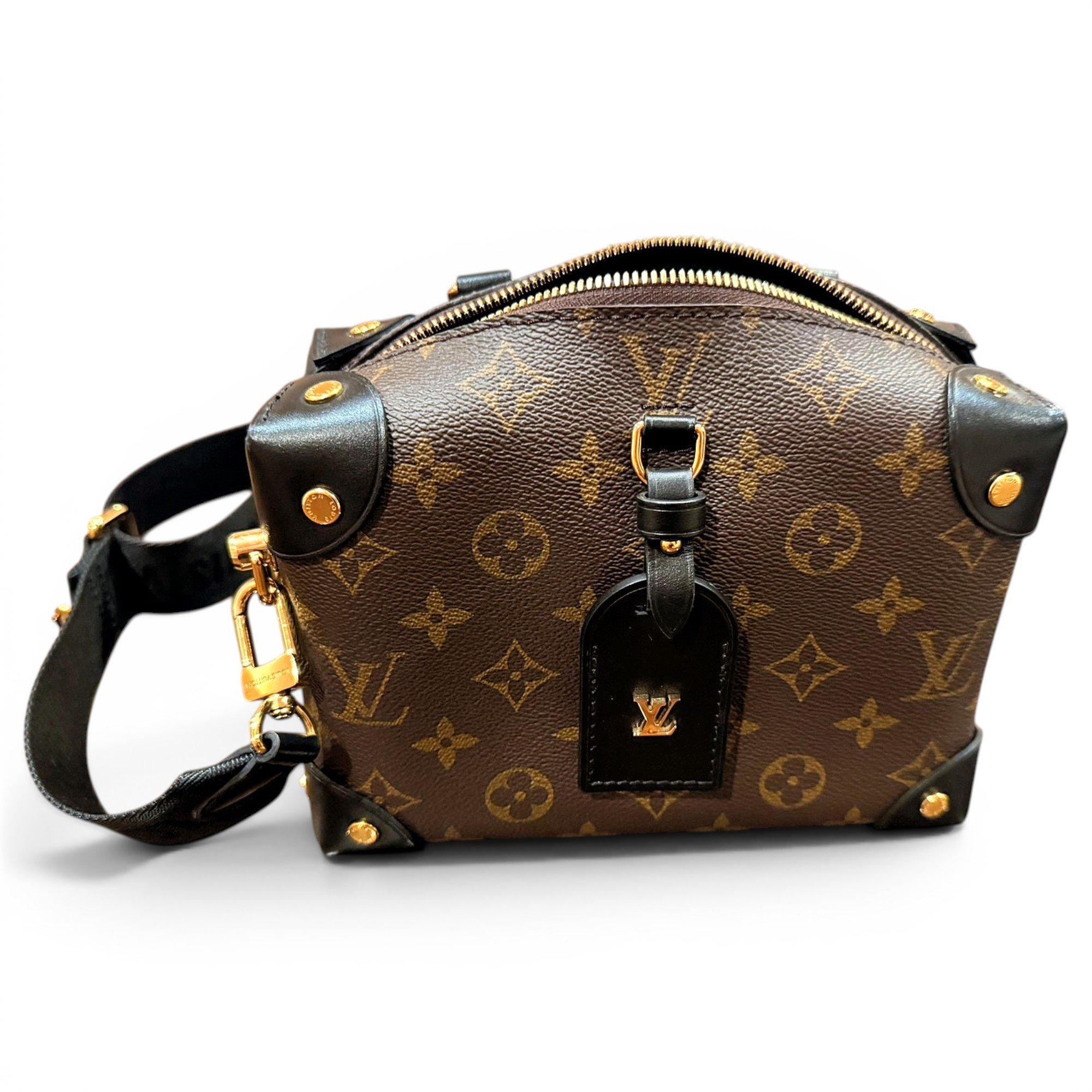 Petite Malle Souple leather handbag