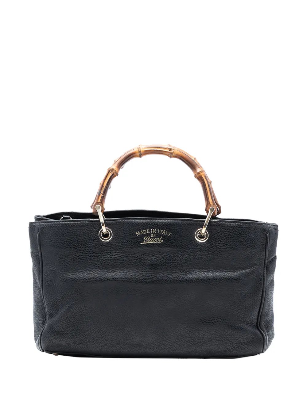 2016-2025 Medium Calfskin Bamboo Shopper satchel