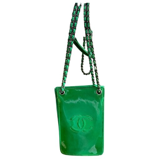 Patent leather handbag