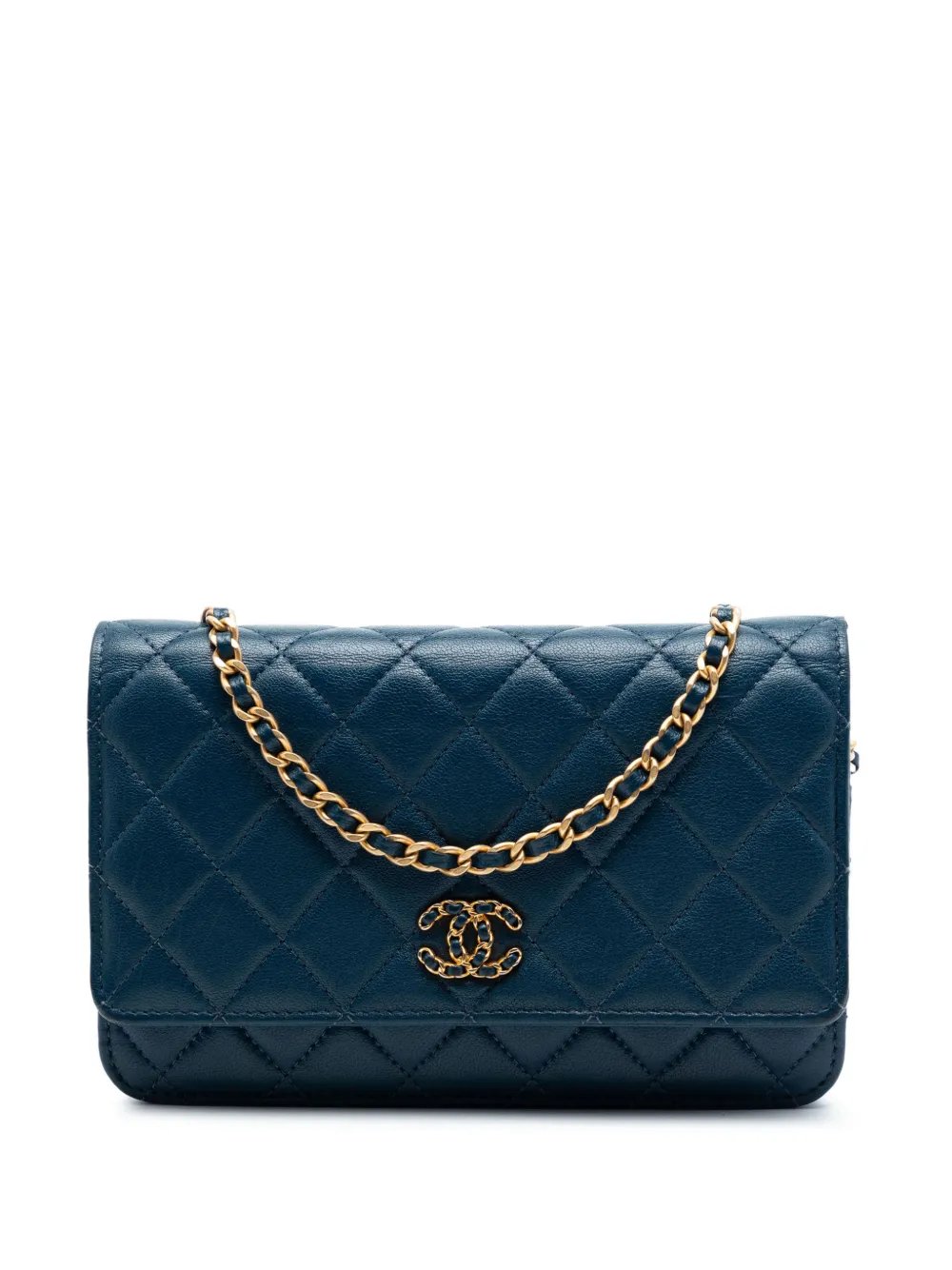 2019 Quilted Lambskin 19 Wallet on Chain crossbody bag