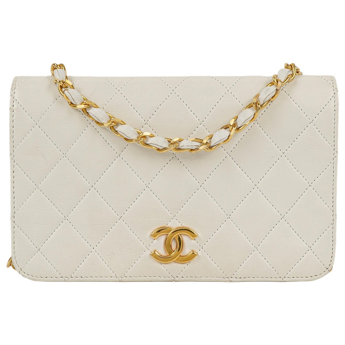 Wallet On Chain leather handbag
