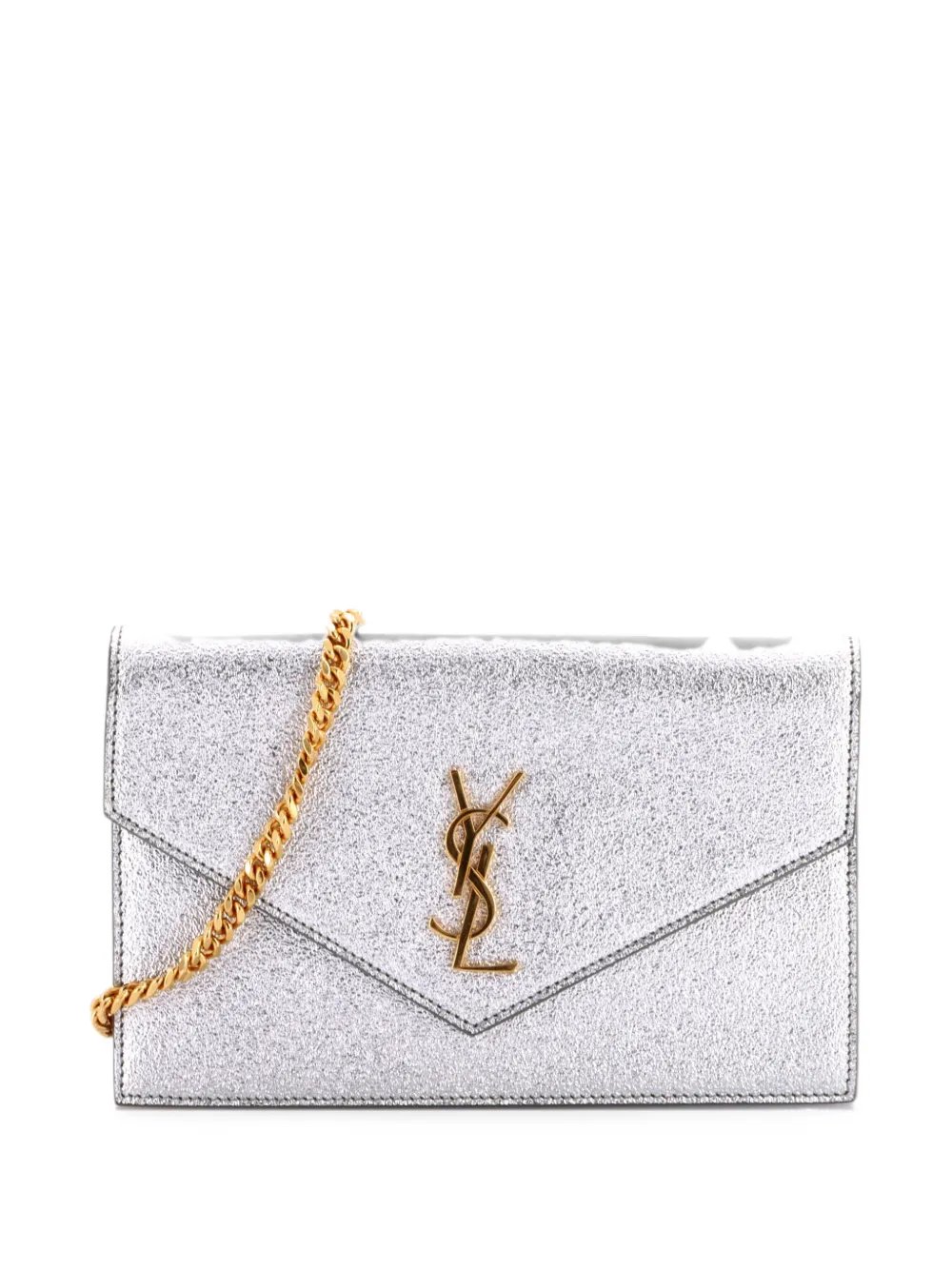 Saint Laurent Classic Monogram Wallet on Chain Leather Small crossbody bag
