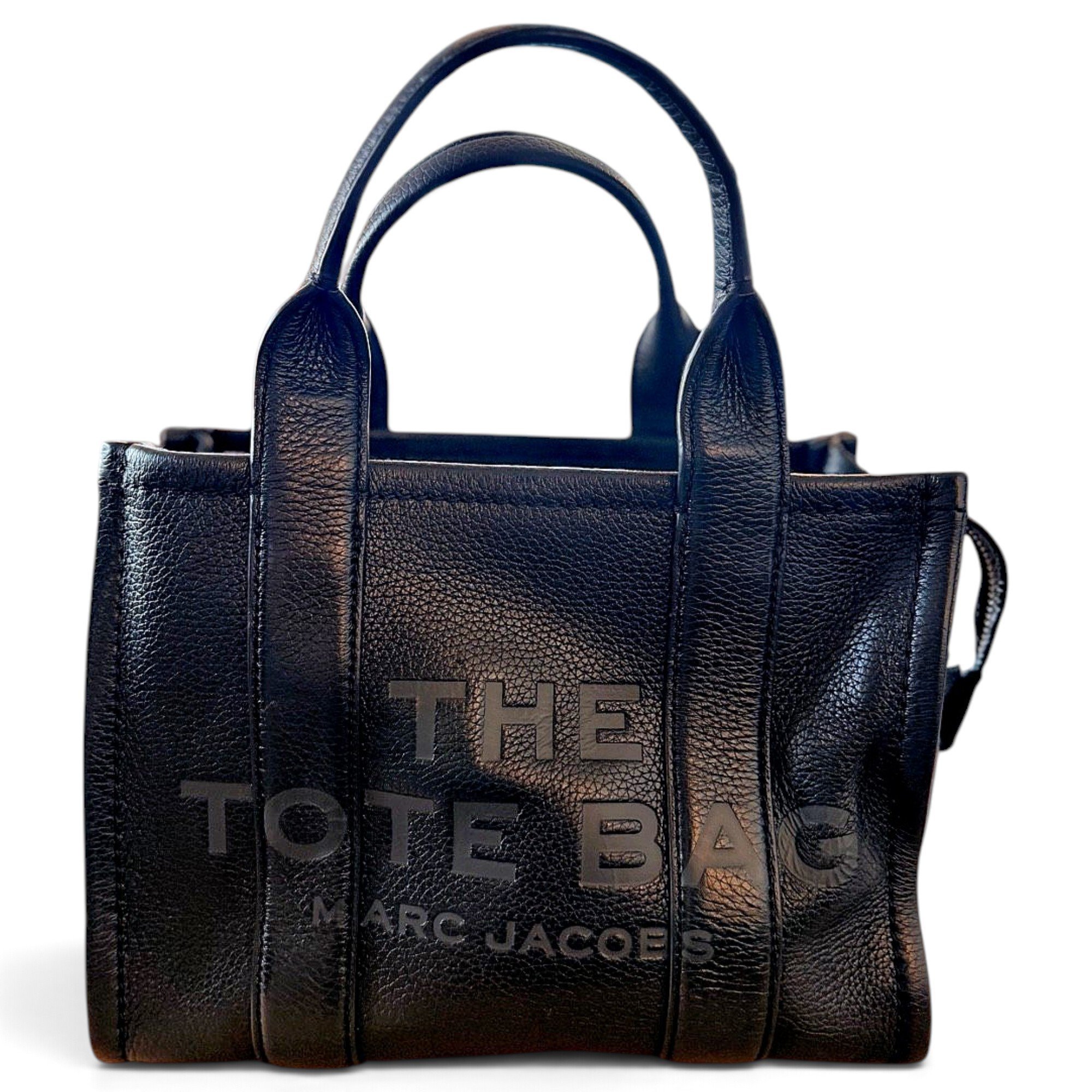The Tag Tote leather tote