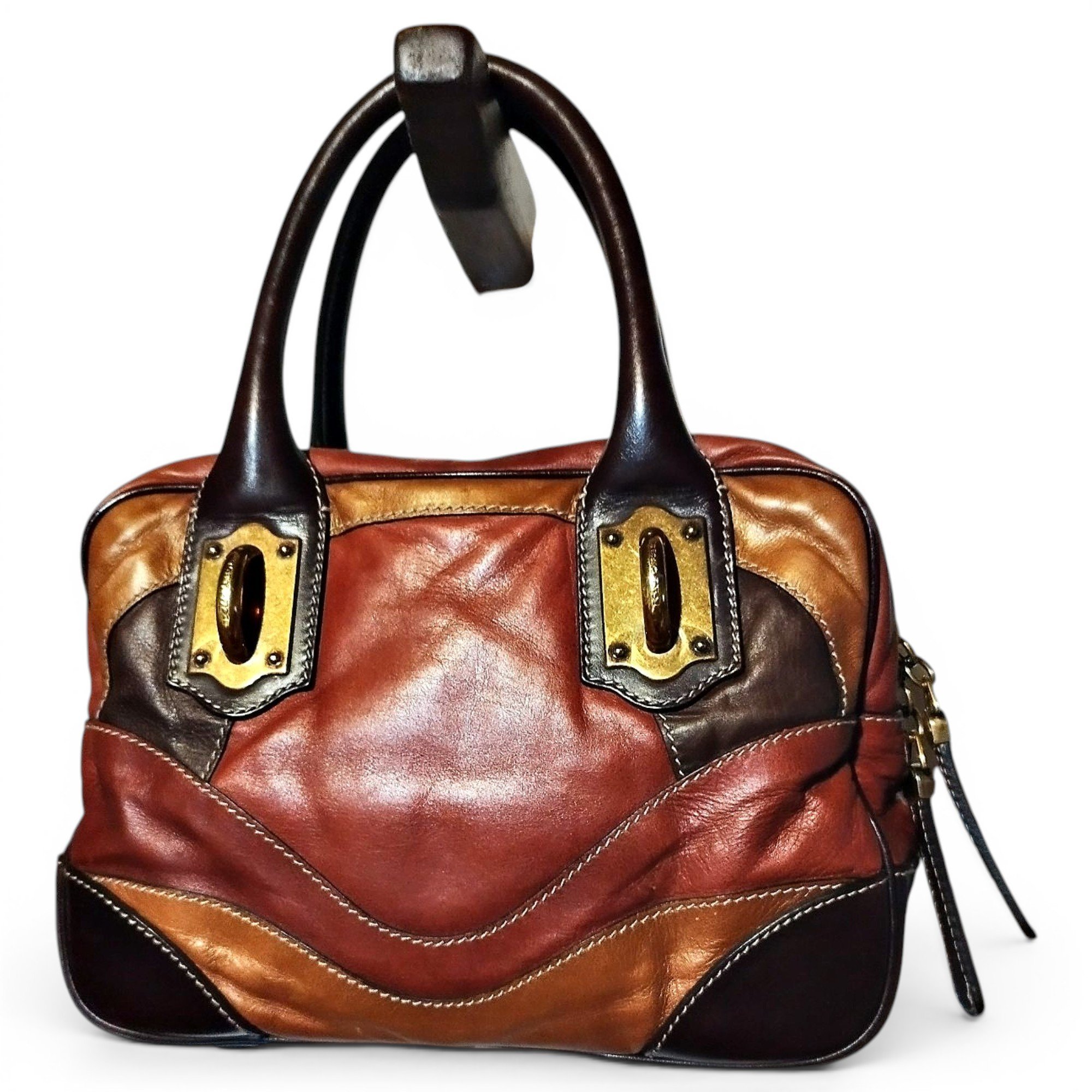 Leather handbag