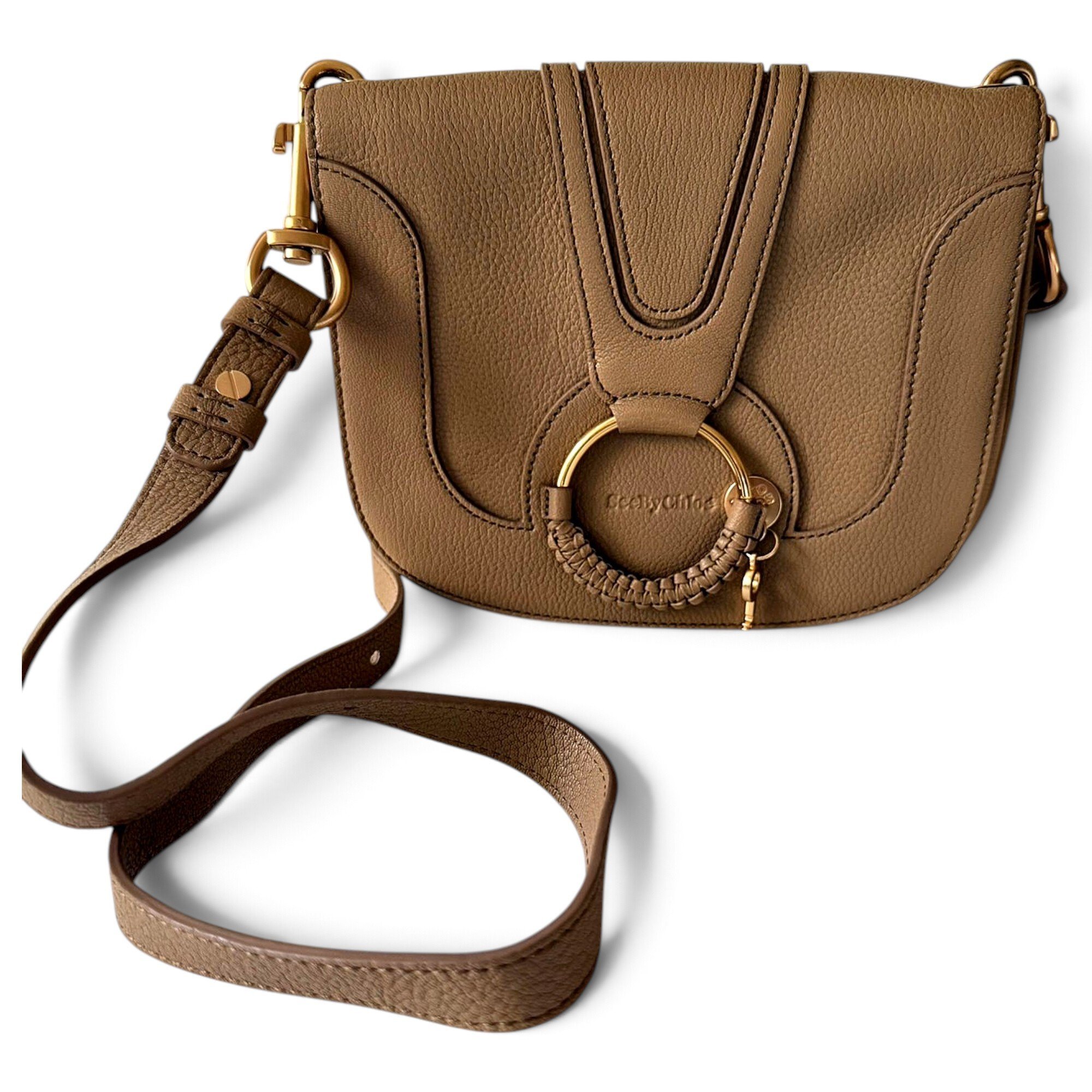 Leather crossbody bag
