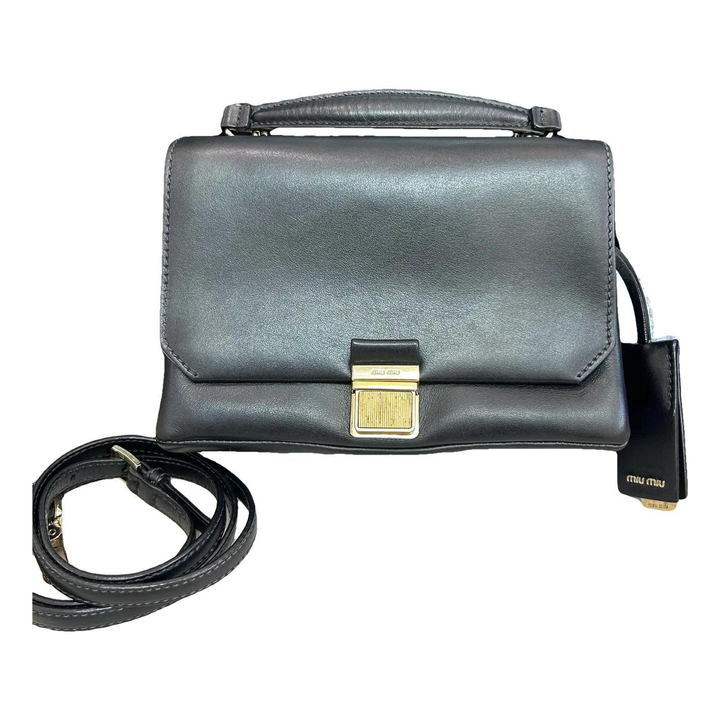 Leather crossbody bag
