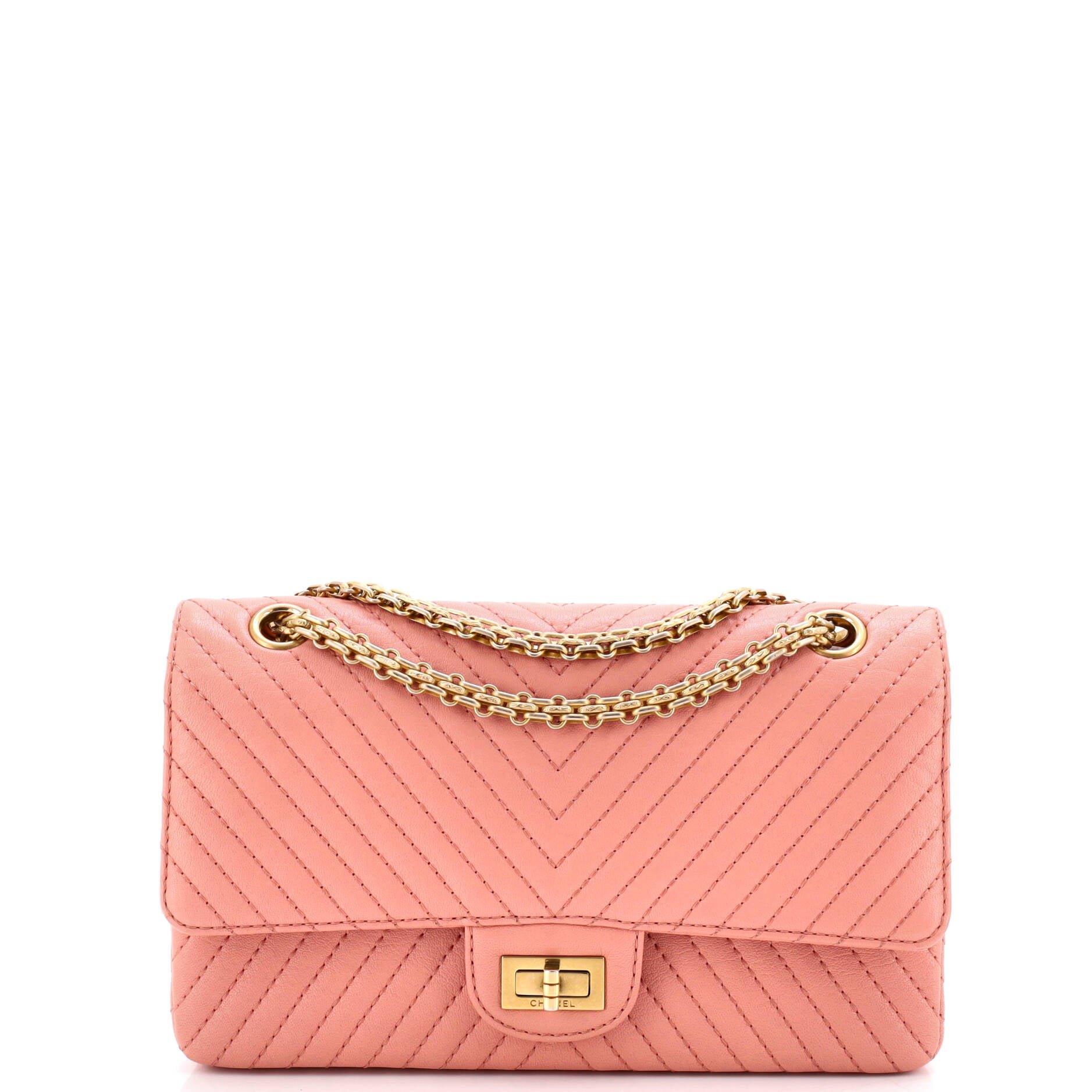 Chanel Reissue 2.55 Flap Bag Chevron Sheepskin 225
