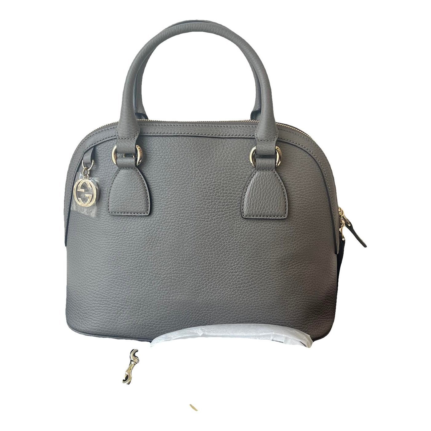 Dôme leather handbag