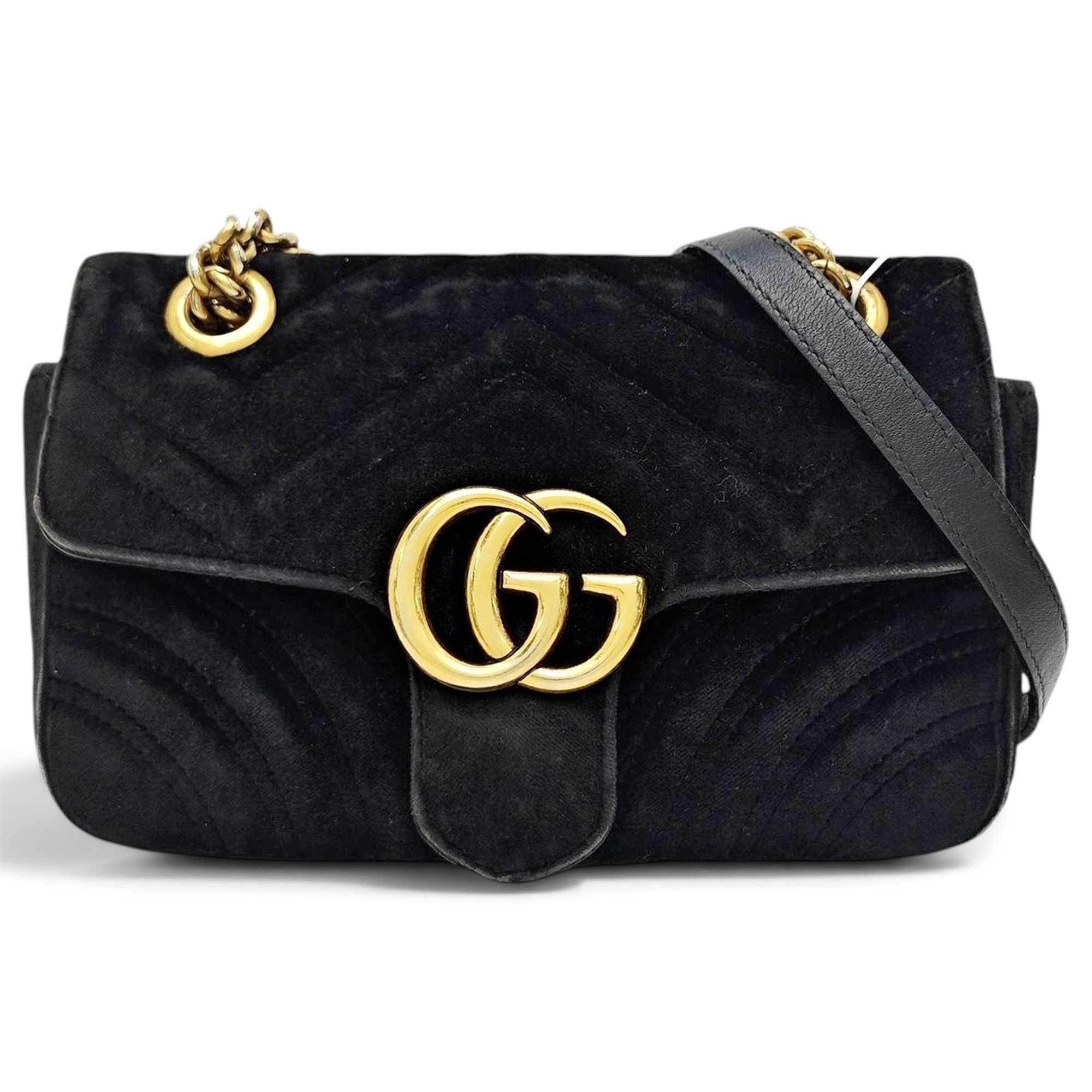 GG Marmont velvet handbag
