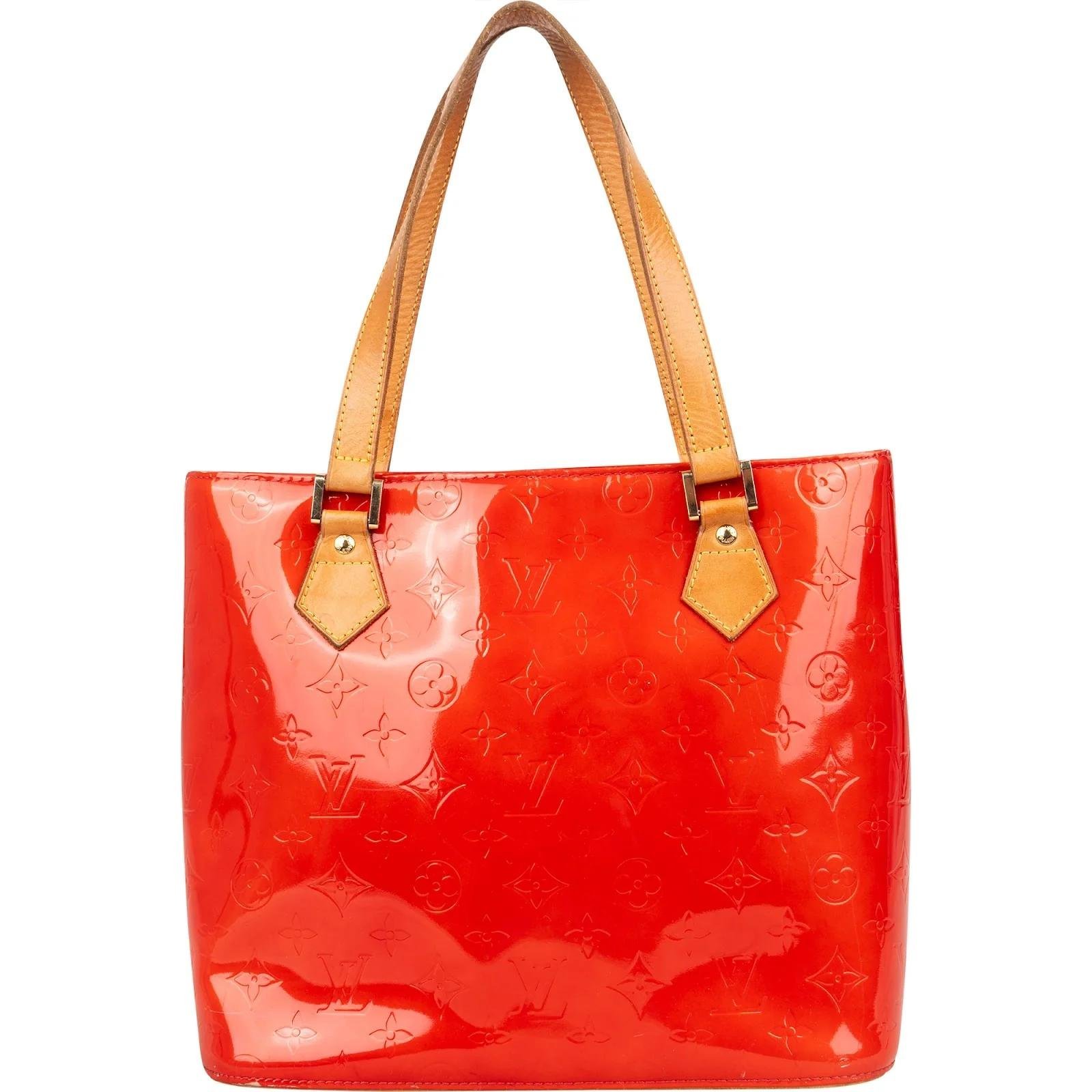 Houston patent leather handbag